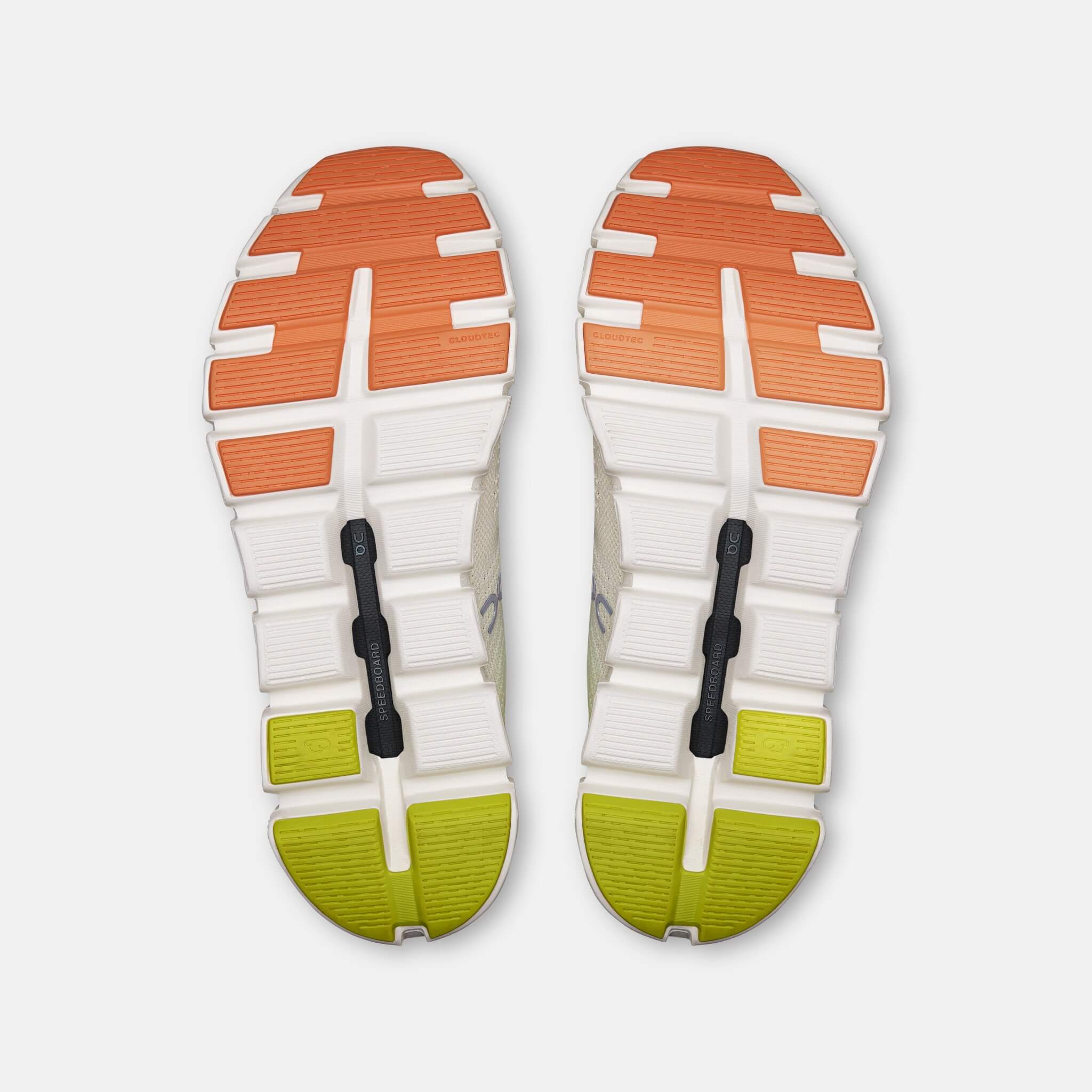 Pantofi sport casual galben-alb On Cloud 6 Coast de damă
