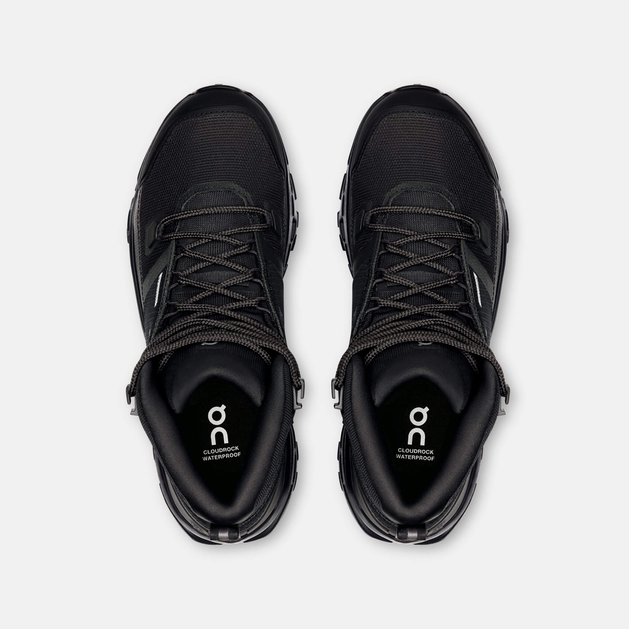 Pantofi sport outdoor negri On Cloudrock Mid WP de damă