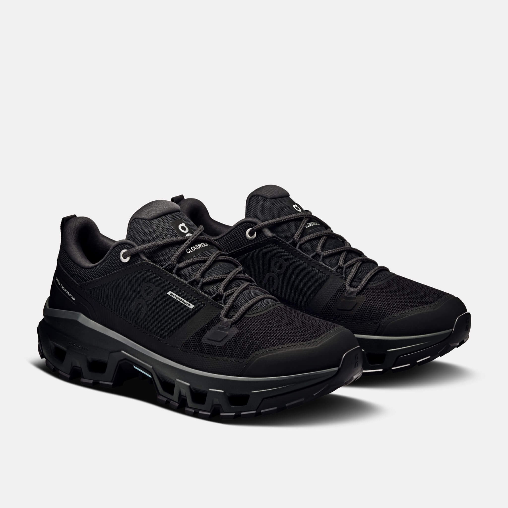 Pantofi outdoor negri On Cloudrock Low WP de damă