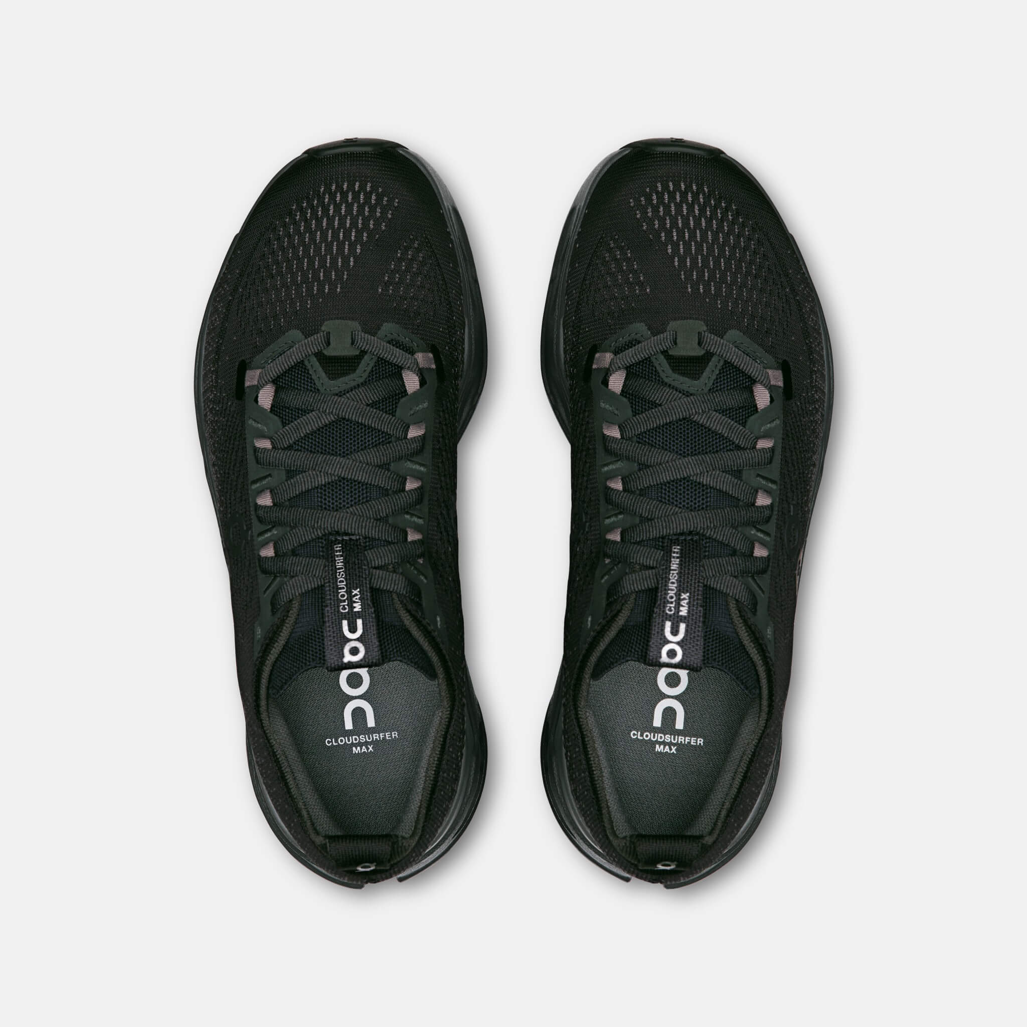 Pantofi de alergare negri On Cloudsurfer Max de damă