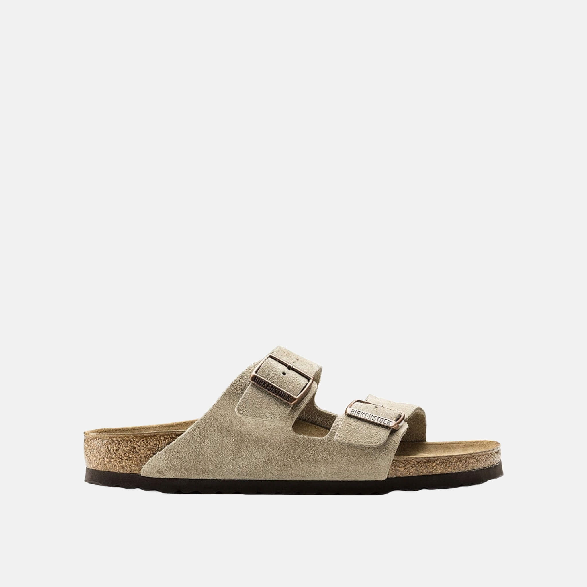 Papuci Regular Birkenstock Arizona Suede Leather maro 1