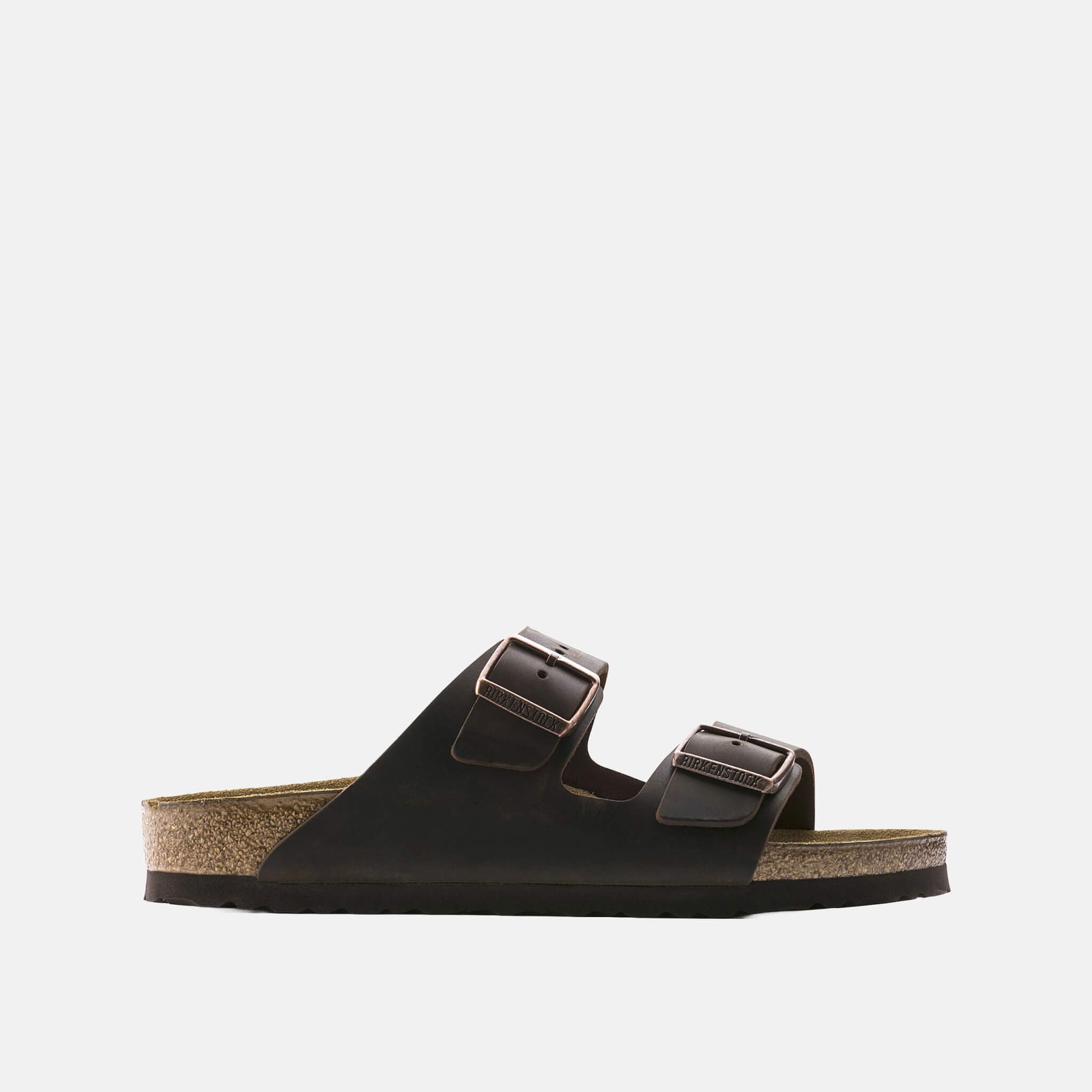 Papuci Birkenstock Arizona Waxy Leather maro