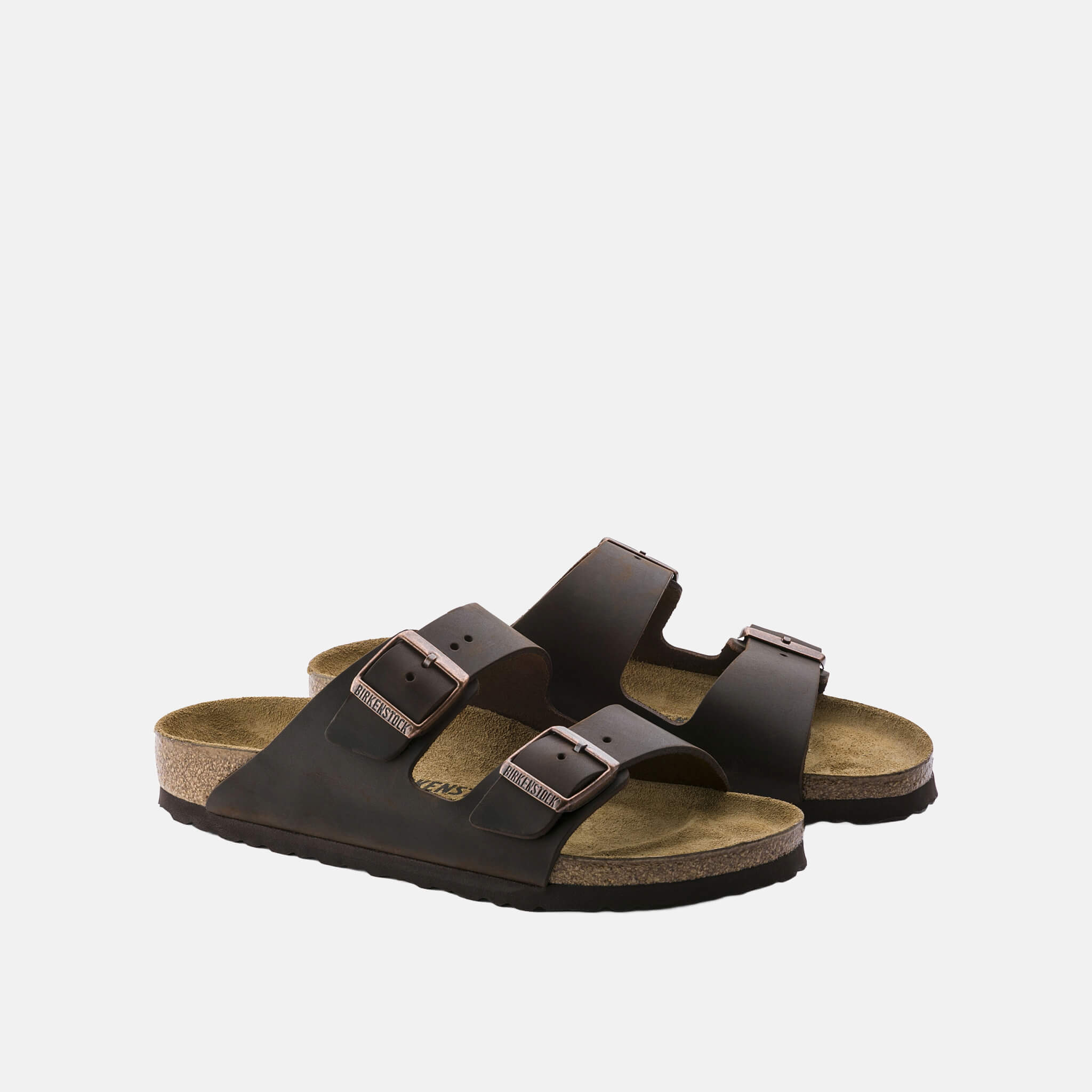 Papuci Birkenstock Arizona Waxy Leather maro
