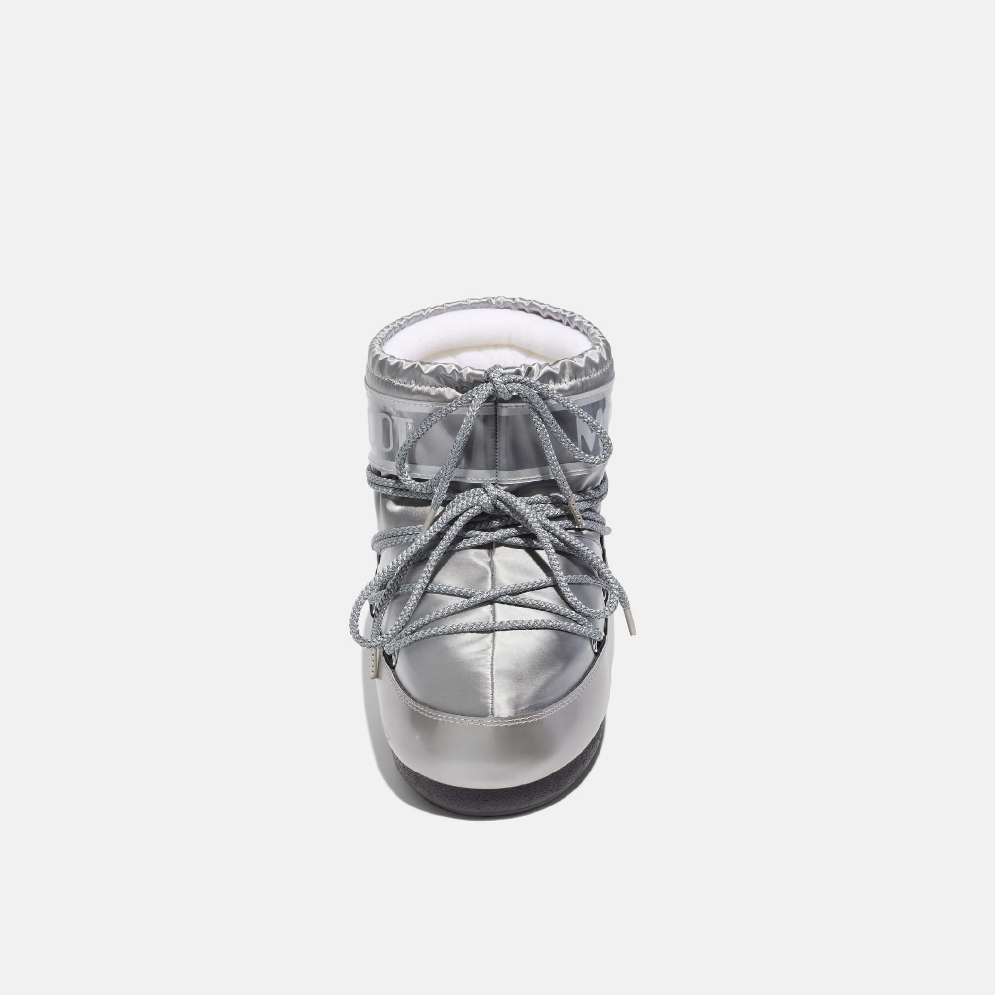 Cizme de iarnă argintii Moon Boot Icon Low Glance de damă 1