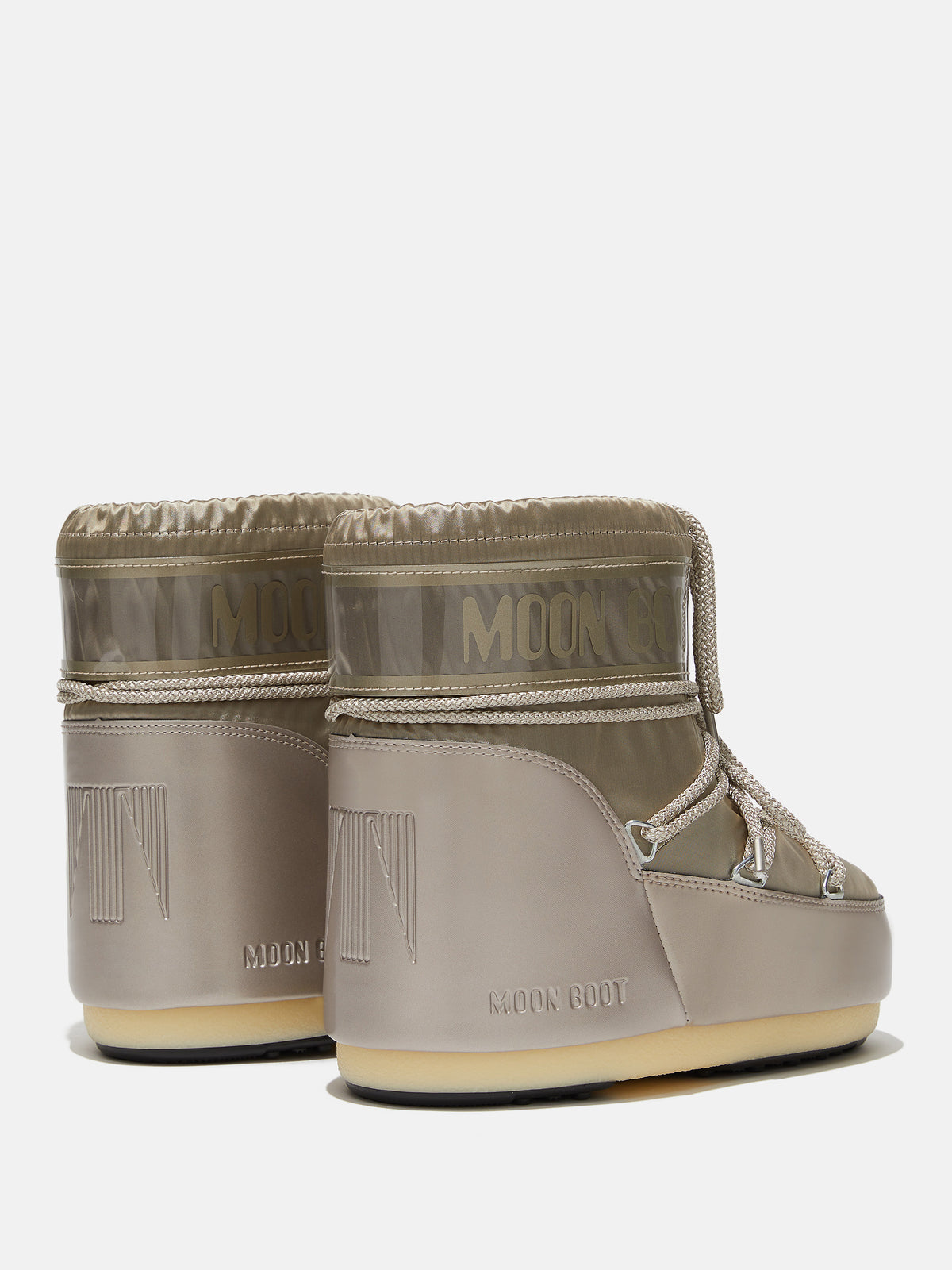 Cizme de iarnă galbene Moon Boot Icon Low Glance unisex