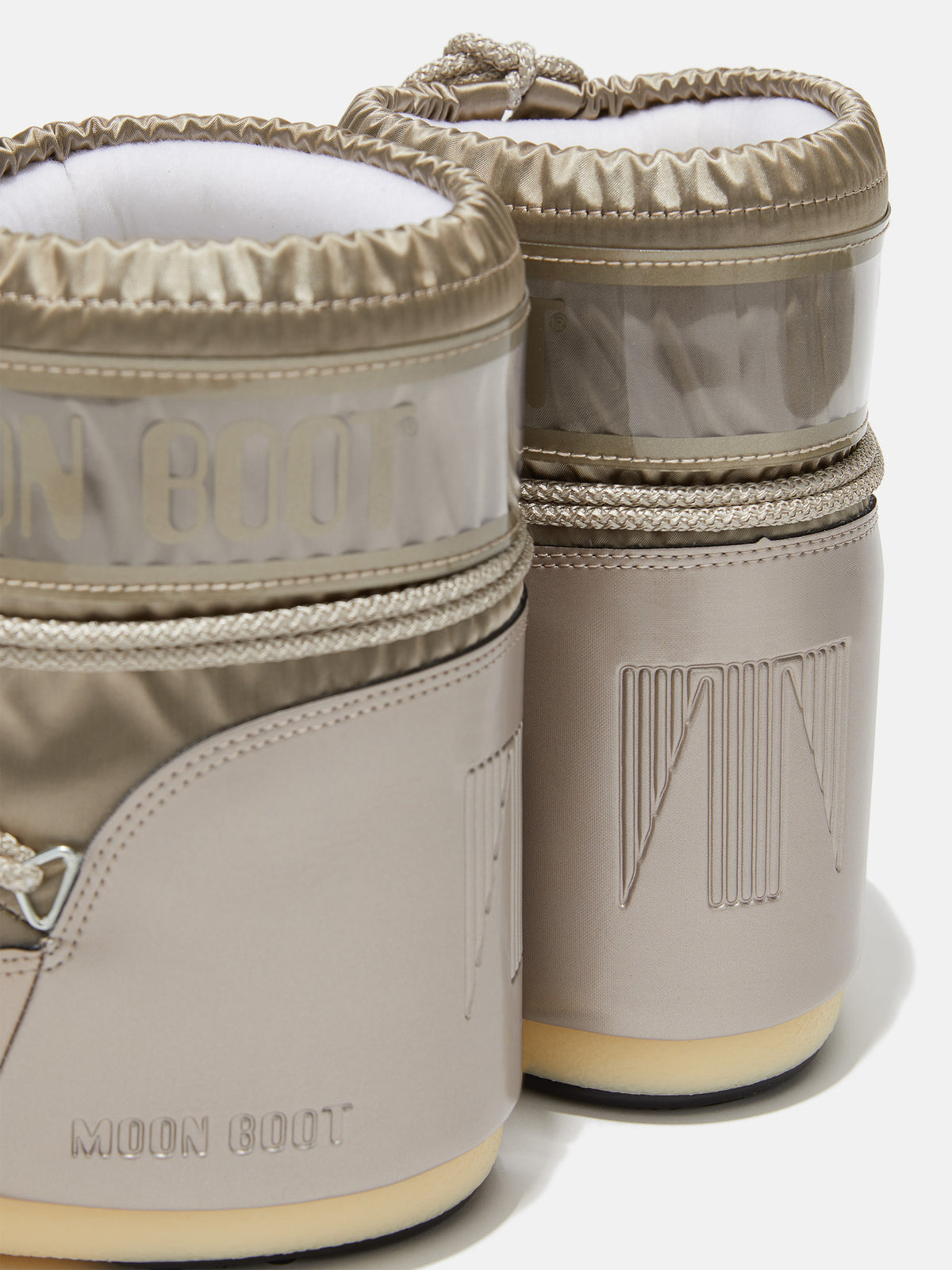 Cizme de iarnă galbene Moon Boot Icon Low Glance unisex