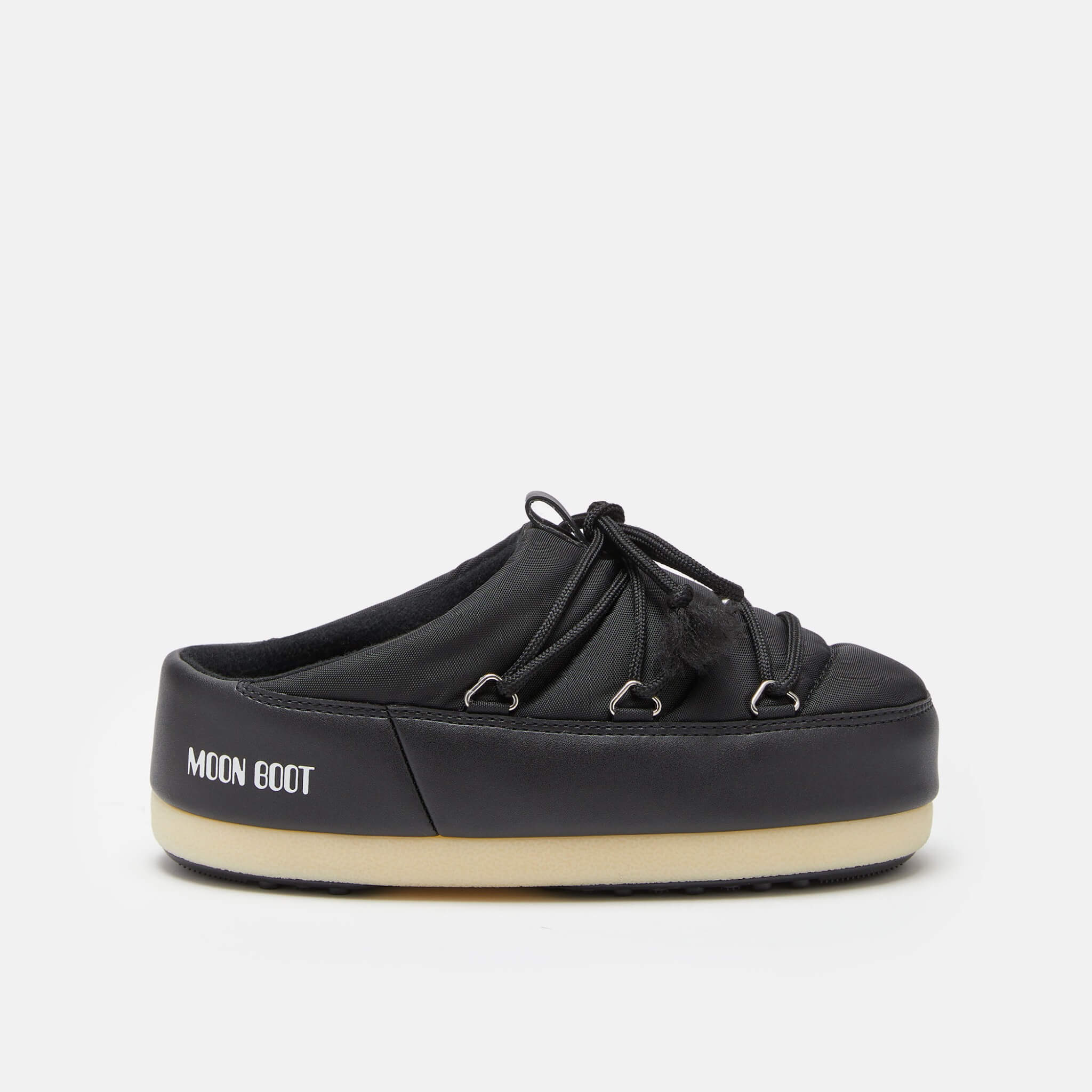 Saboți negri Moon Boot Evx Mule Nylon de damă