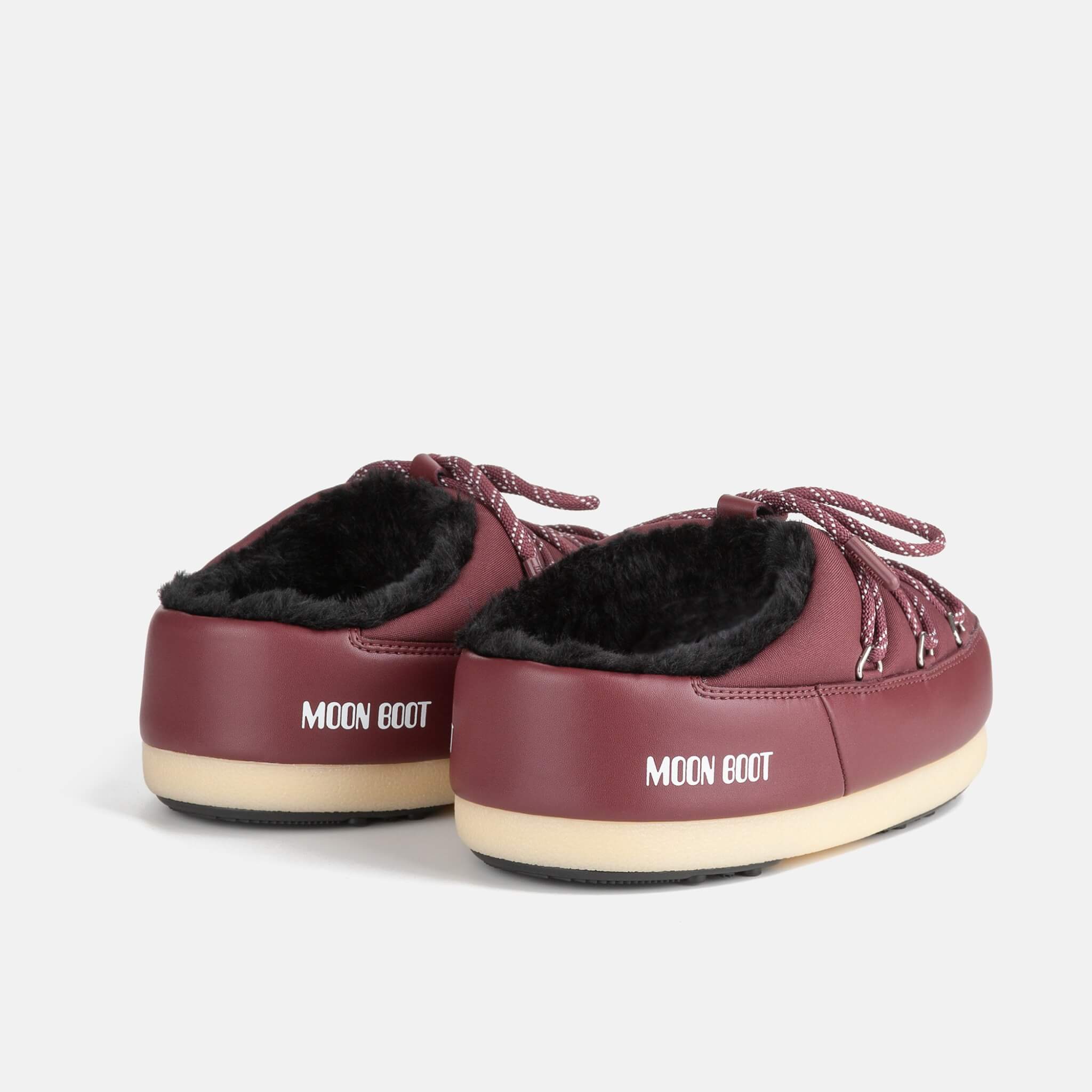 Cizme de iarnă vișinii Moon Boot Evx Mule Nylon de damă