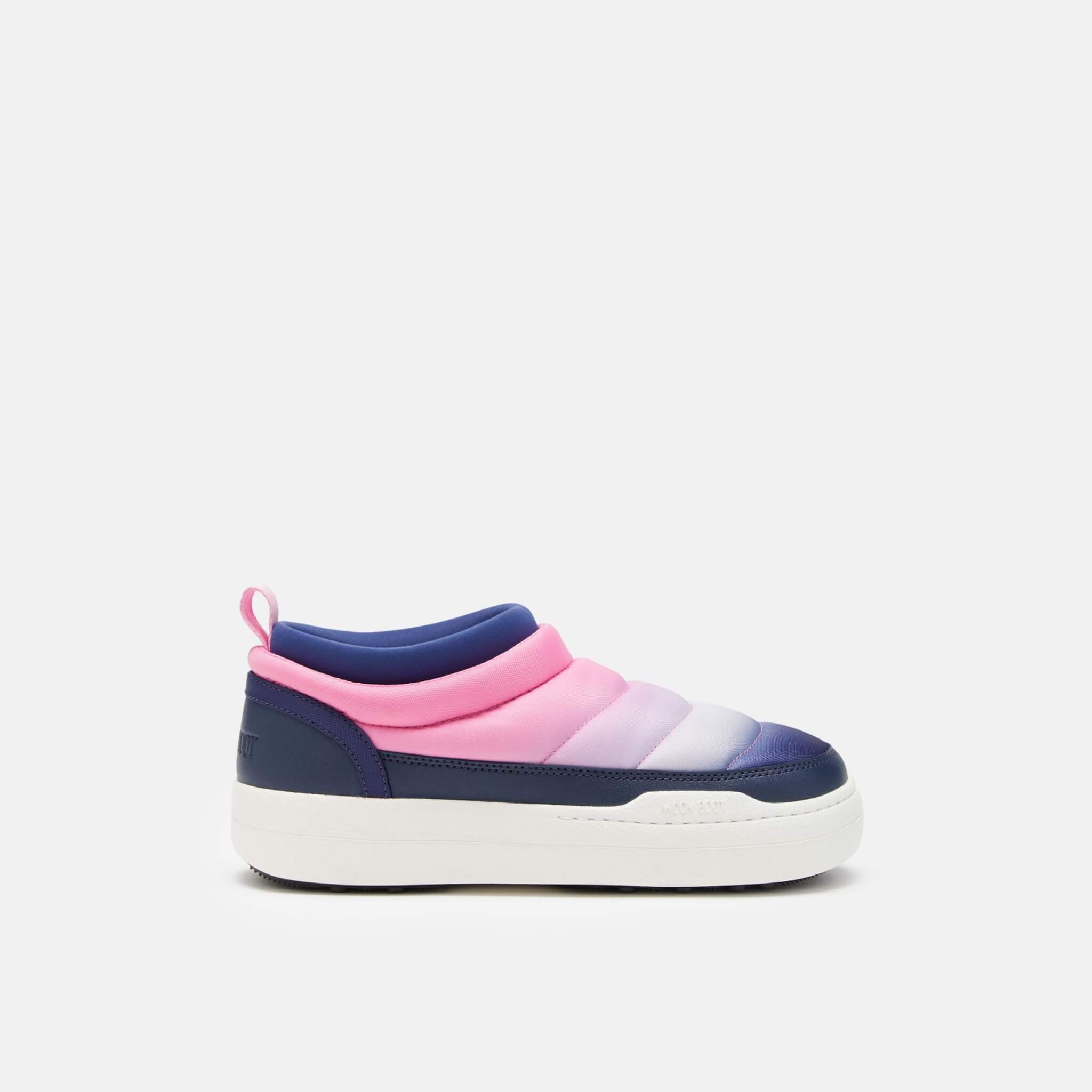 Slip-on albastru-roz Moon Boot Park Soft Moonrise bărbați