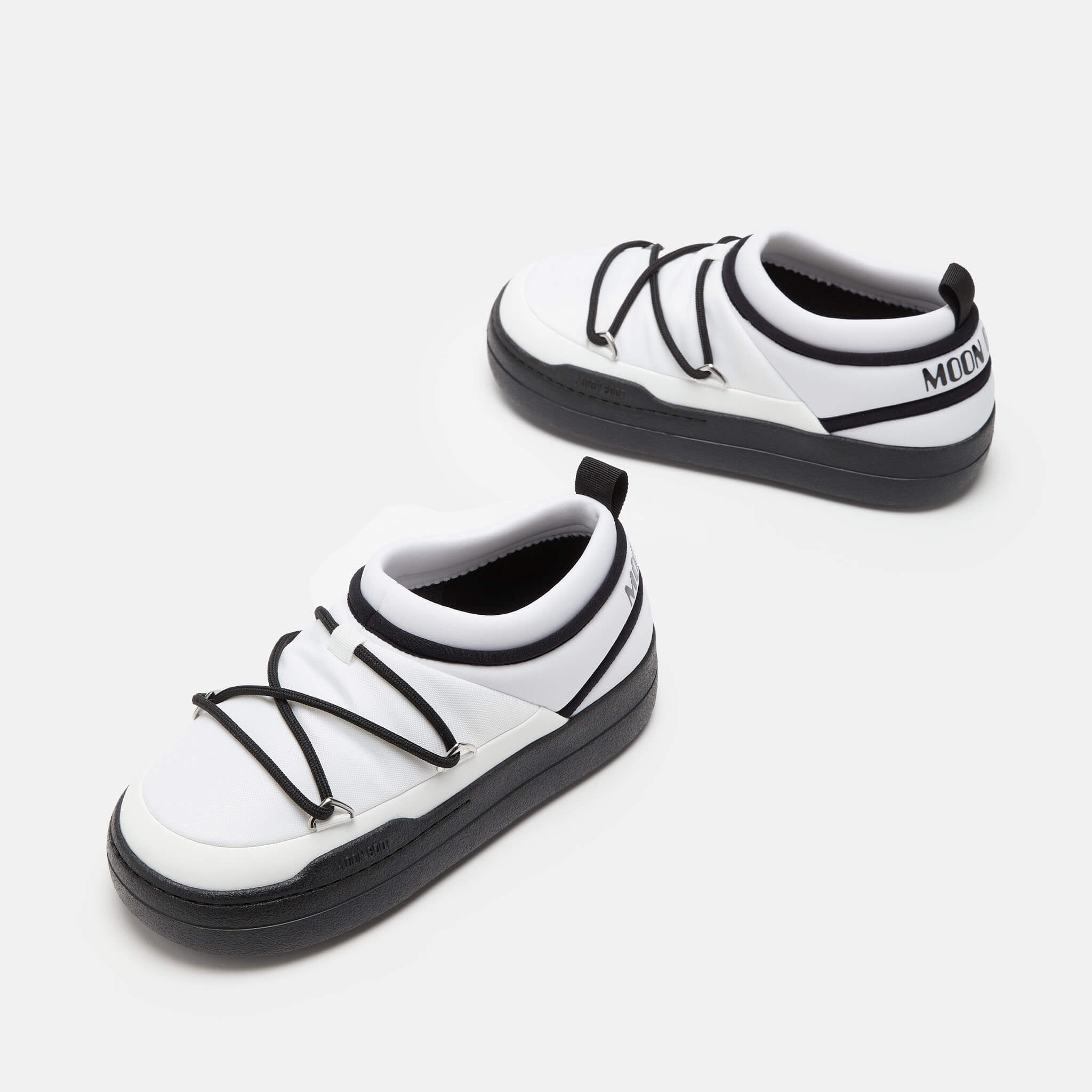 Slip-on alb-negru Moon Boot Park Icon de damă