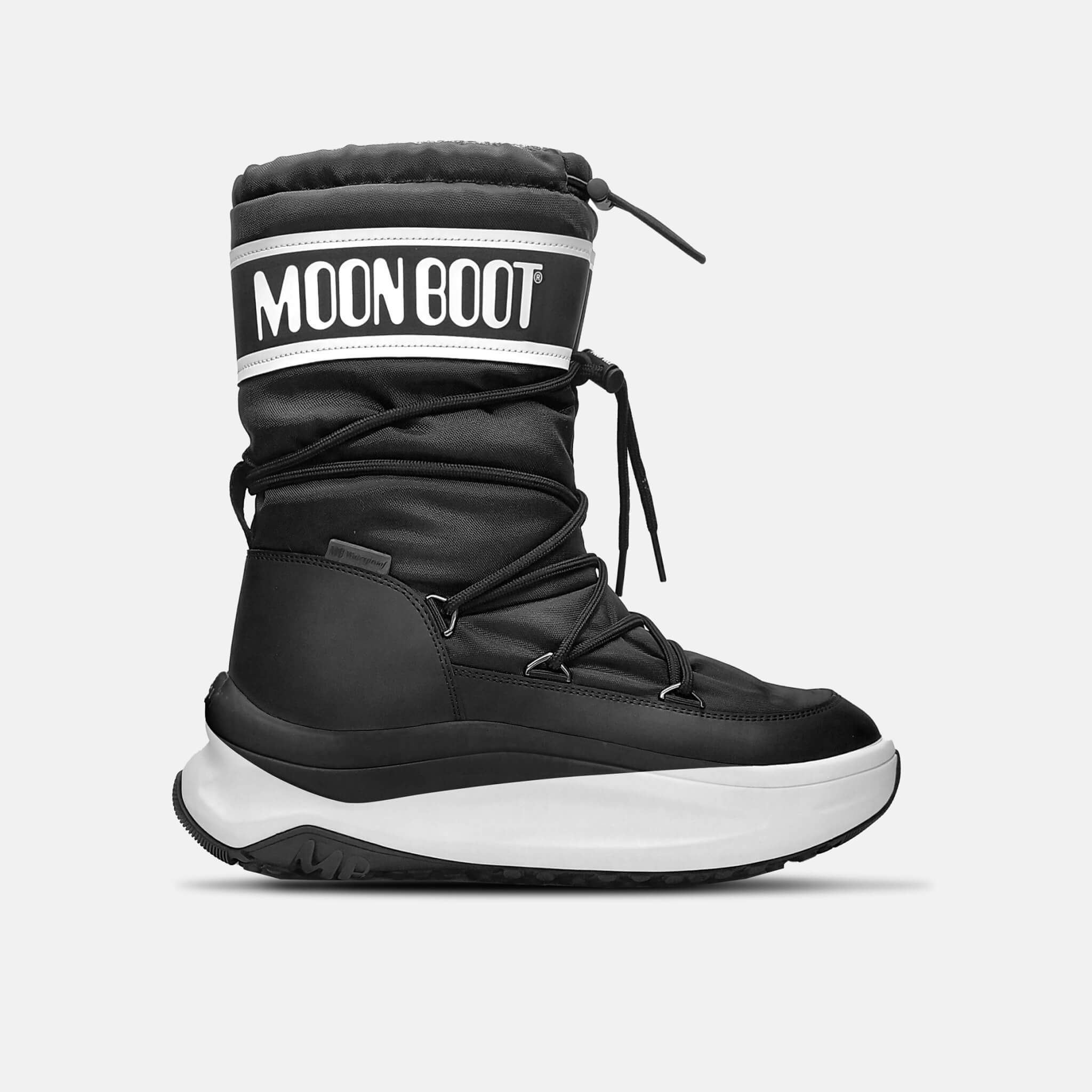 Cizme de iarnă negre Moon Boot Moon247 Polar WP bărbați