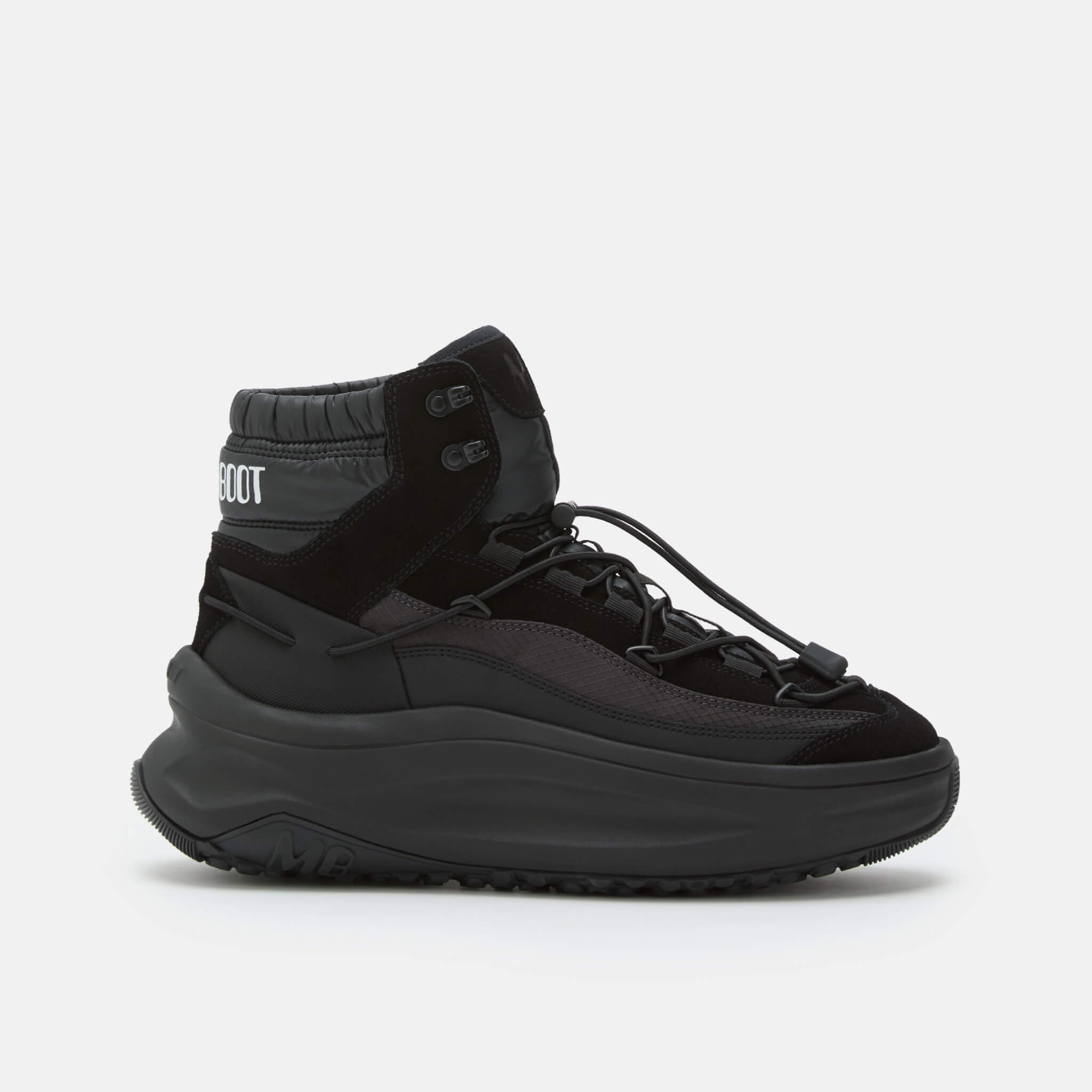 Cizme de iarnă negre Moon Boot Moon247 Xlace Mid bărbați