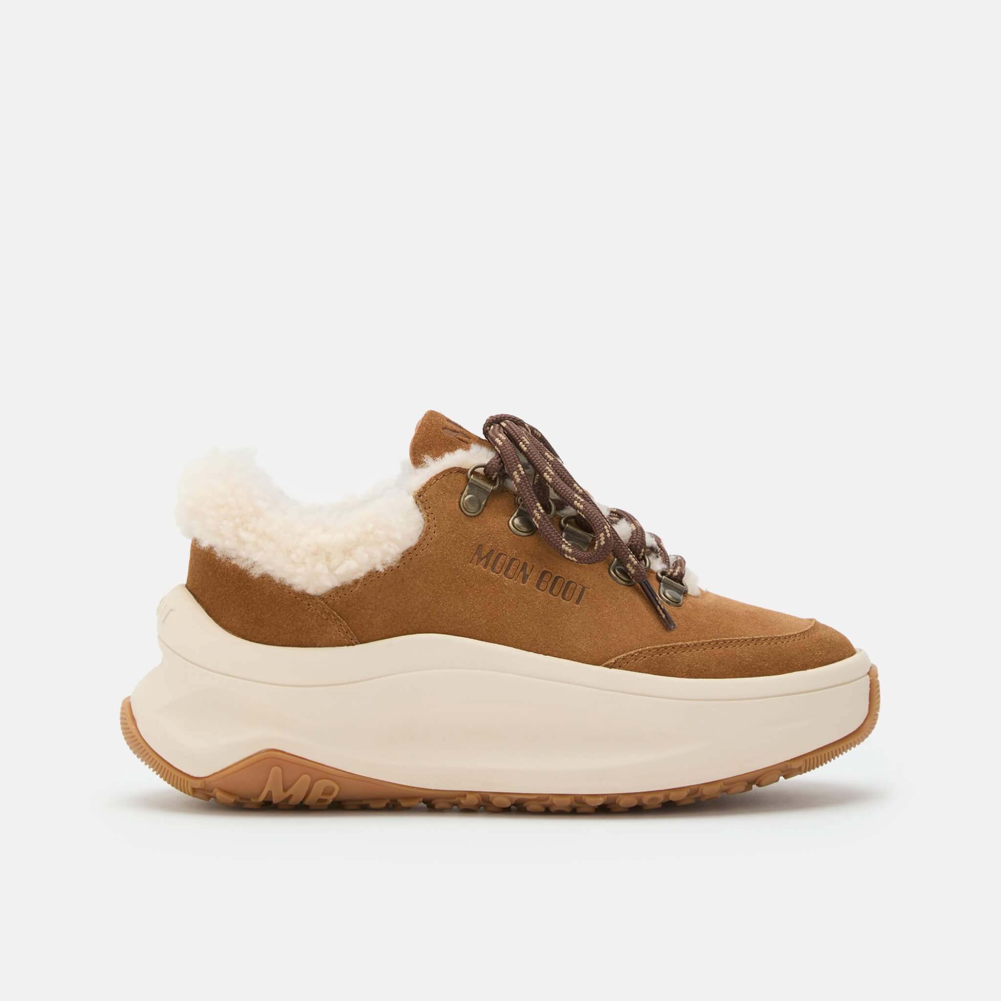 Pantofi sport maro Moon Boot Moon247 City Shearling de damă
