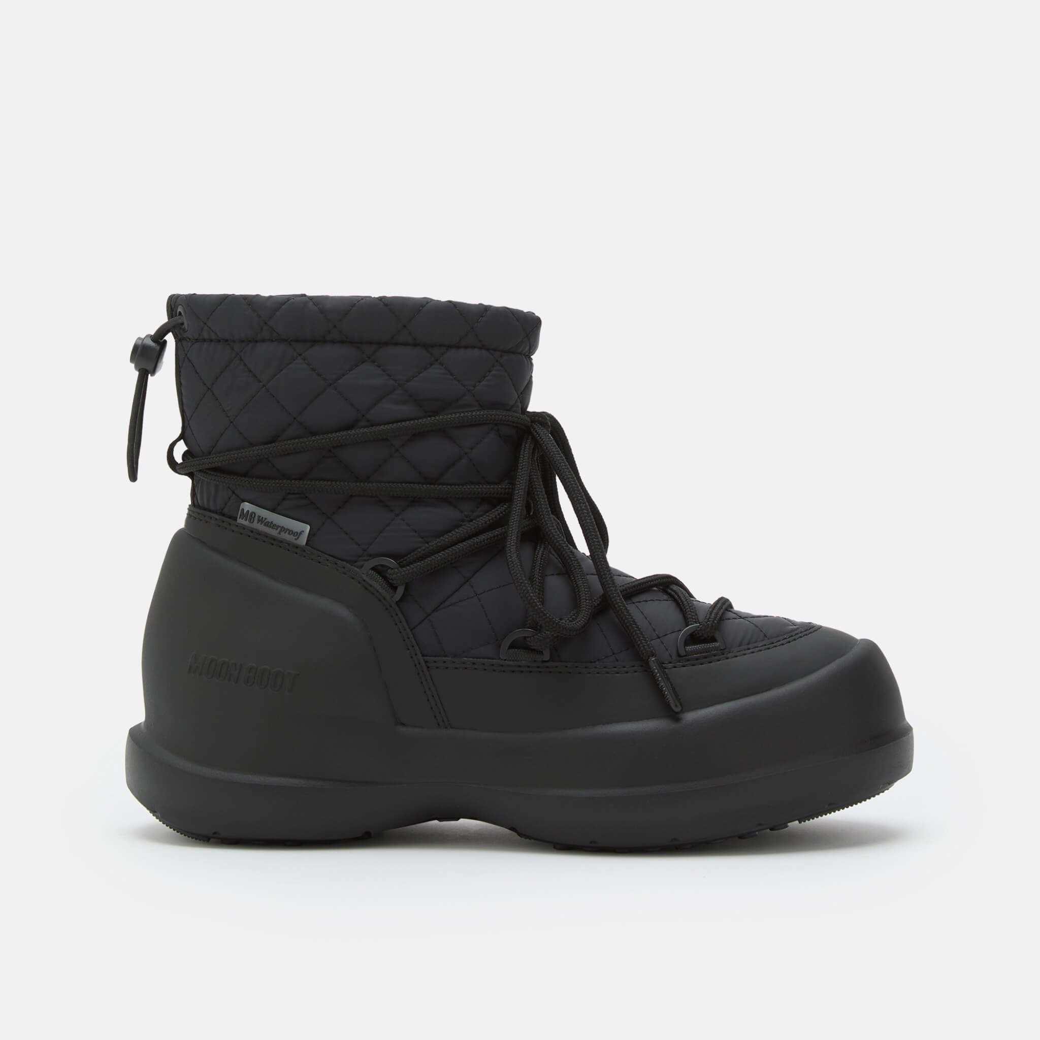 Cizme de iarnă negre Moon Boot Mezzaluna Quilted Mid WP de damă