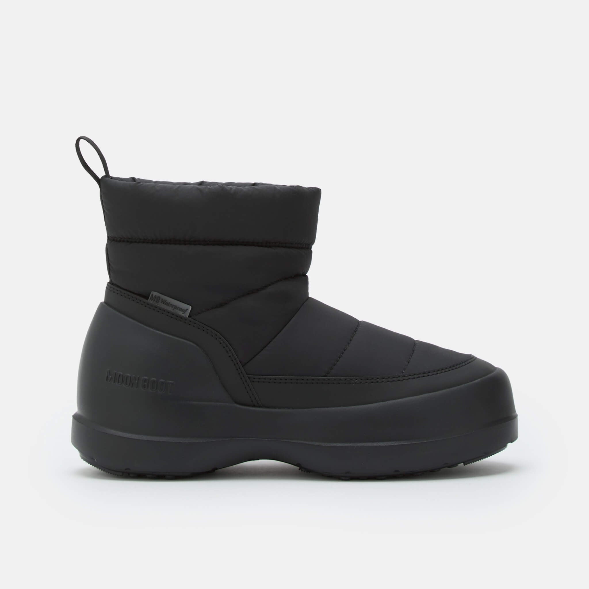 Cizme de iarnă negre Moon Boot Mezzaluna Puffy WP de damă