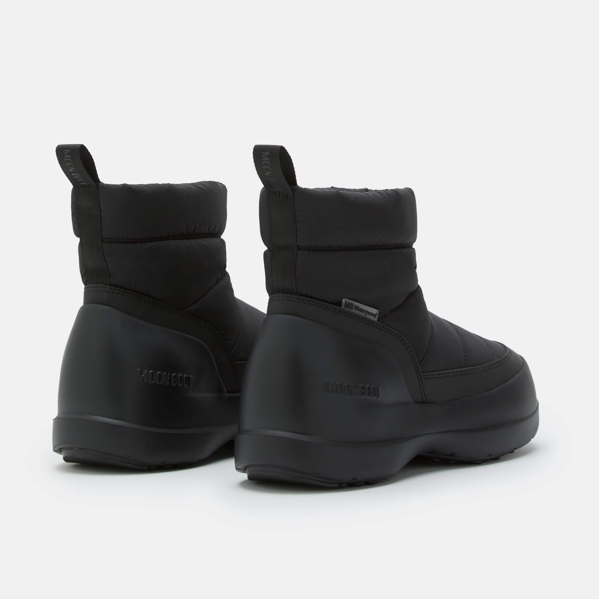 Cizme de iarnă negre Moon Boot Mezzaluna Puffy WP de damă