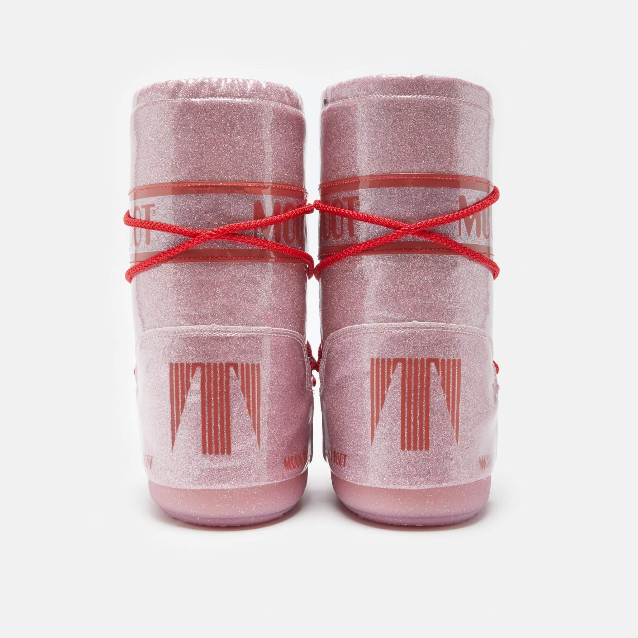 Cizme de iarnă roz Moon Boot Icon Glitter copii