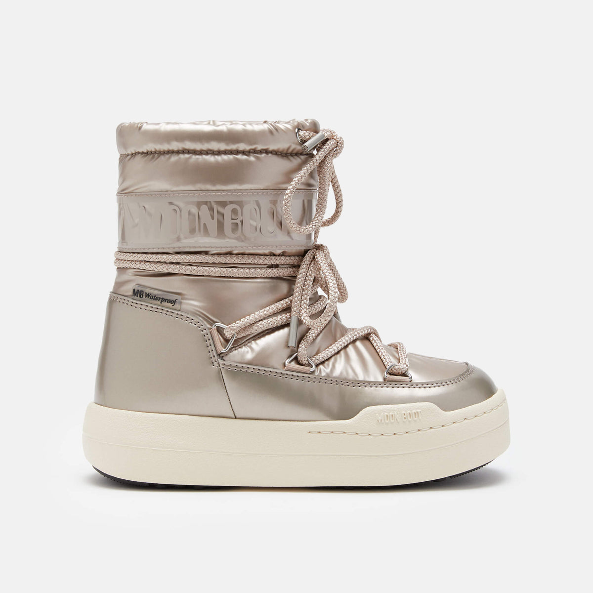 Cizme de iarnă galbene Moon Boot JR Park Boot copii