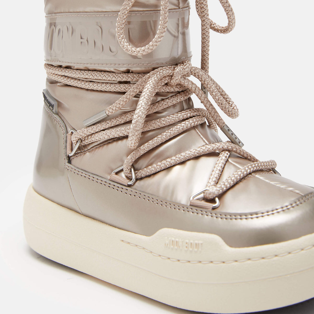 Cizme de iarnă galbene Moon Boot JR Park Boot copii