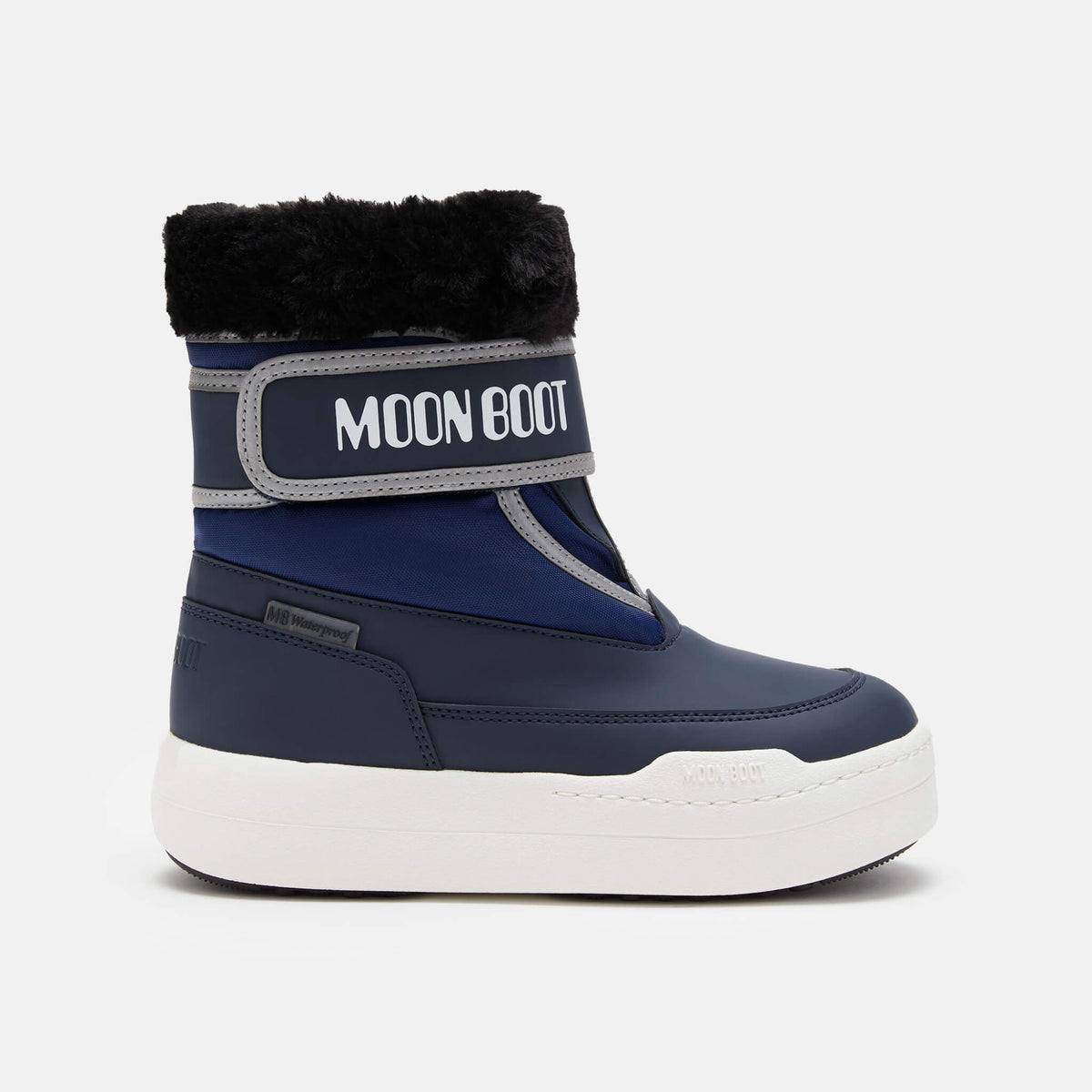 Cizme de iarnă albastre Moon Boot JR Park Strap copii