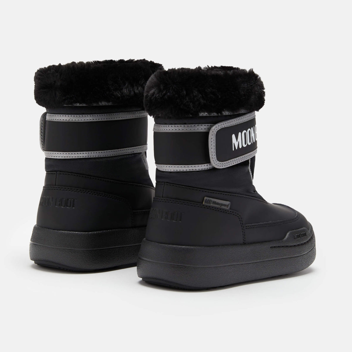 Cizme de iarnă negre Moon Boot JR Park Strap copii