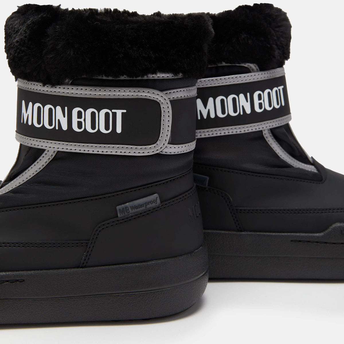 Cizme de iarnă negre Moon Boot JR Park Strap copii