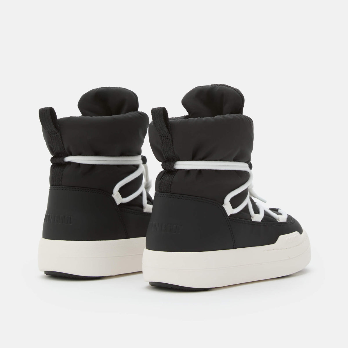 Cizme de iarnă negre Moon Boot JR Park Lace Mid copii