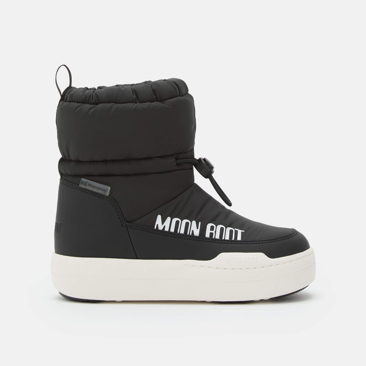Cizme de iarnă negre Moon Boot JR Park Tube Mid WP copii