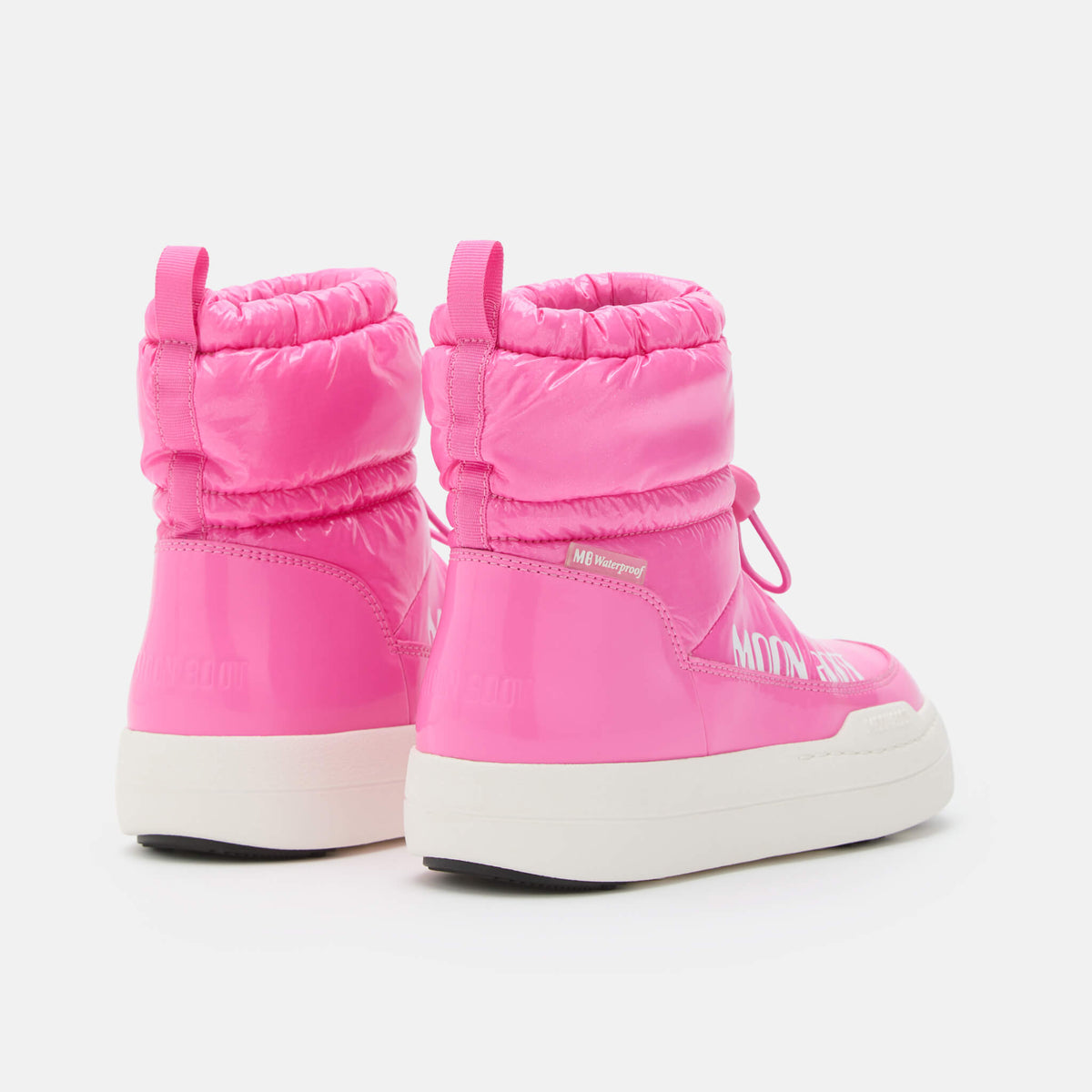 Cizme de iarnă roz Moon Boot JR Park Tube Mid Glitter WP copii