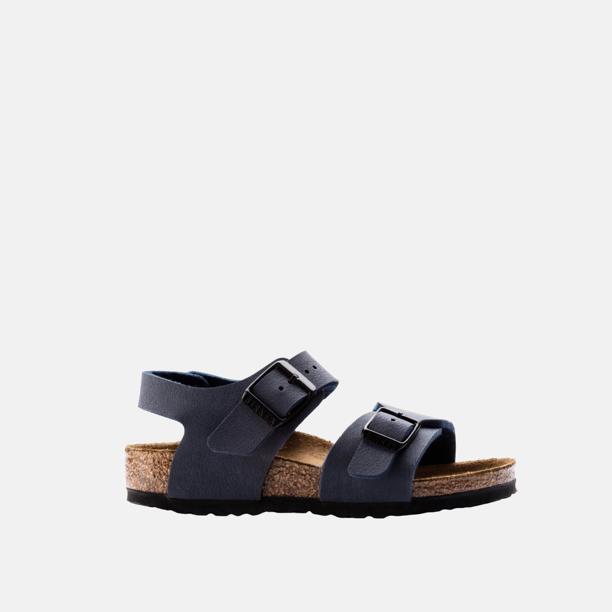 Sandale pentru copii Birkenstock New York Birko-Flor Nubuck albastru