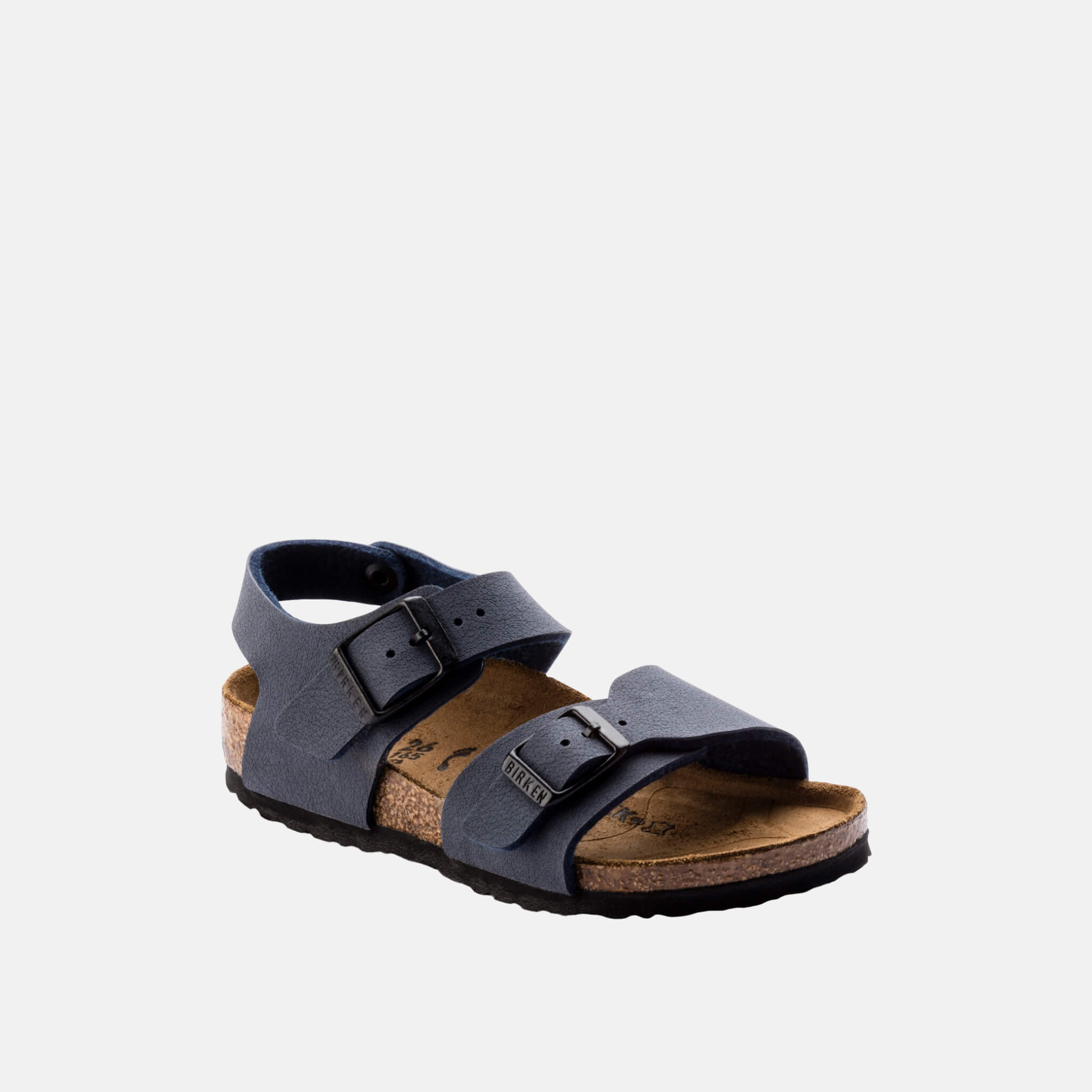 Sandale pentru copii Birkenstock New York Birko-Flor Nubuck albastru