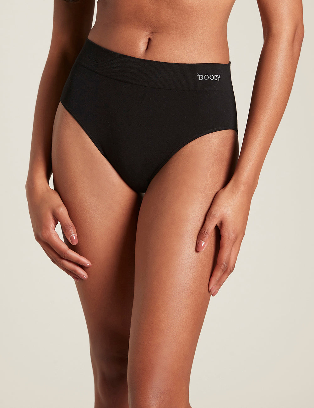 Chiloți negri Boody Full Briefs