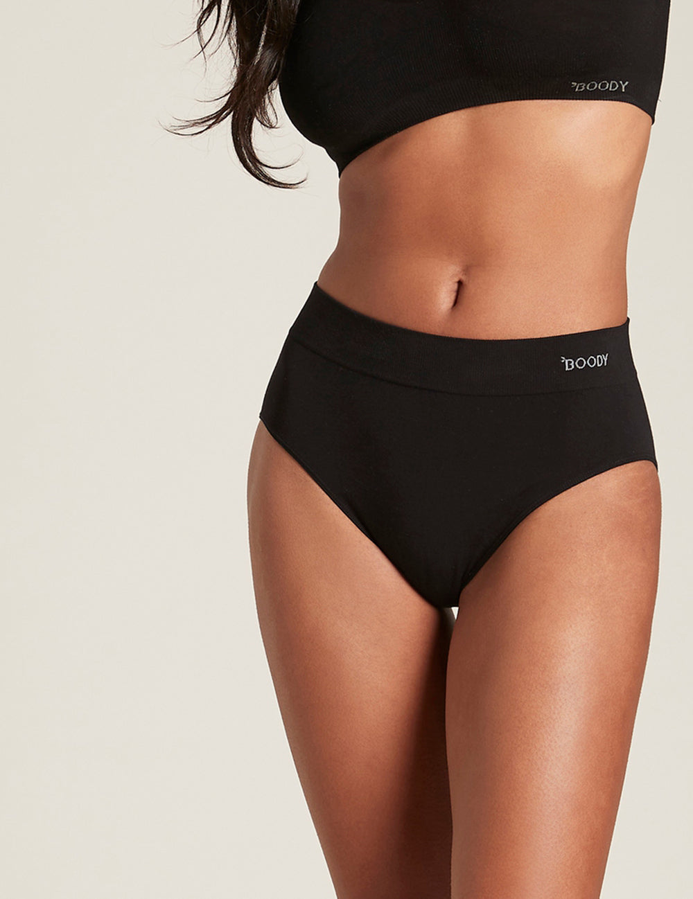 Chiloți negri Boody Full Briefs