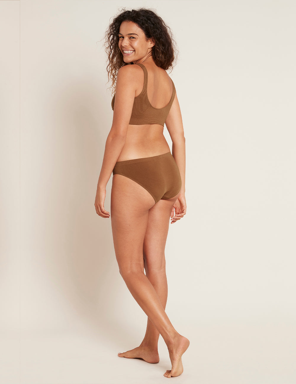 Chiloți maro Boody Classic Bikini