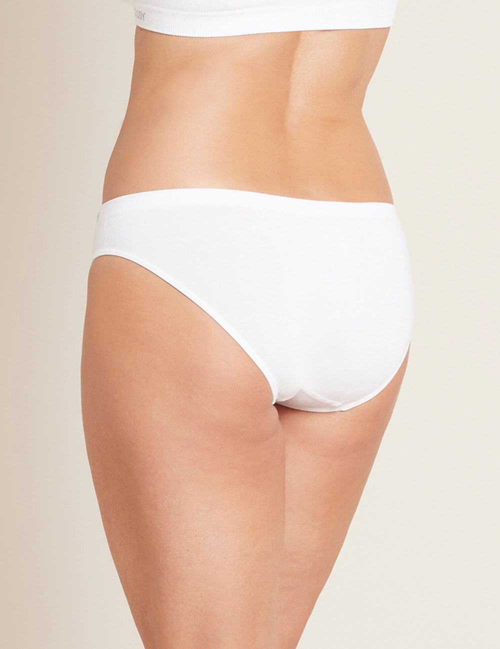 Chiloți albi Boody Classic Bikini
