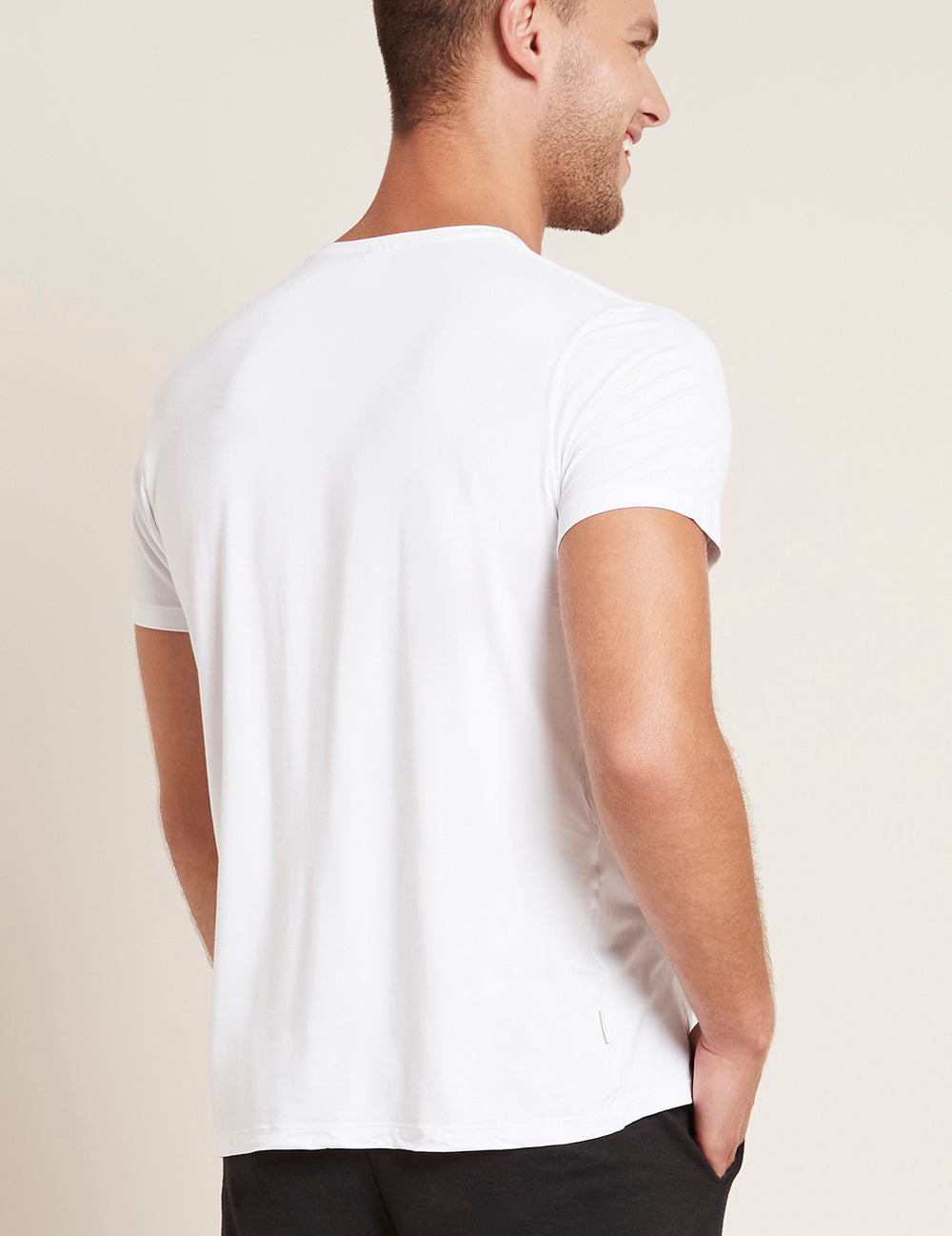 Tricou alb Boody Crew Neck T-shirt bărbați