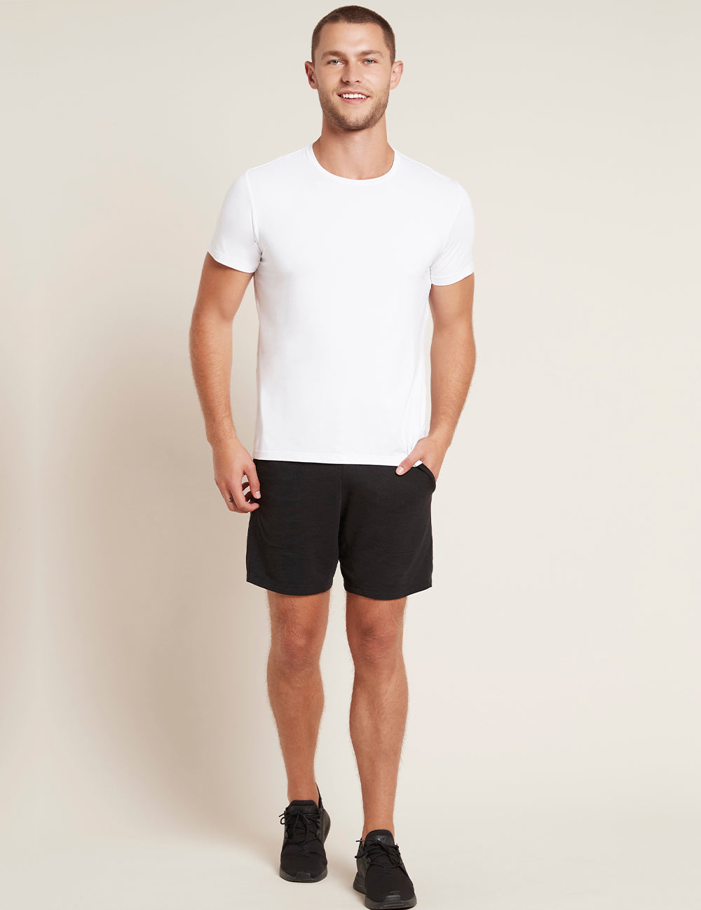 Tricou alb Boody Crew Neck T-shirt bărbați