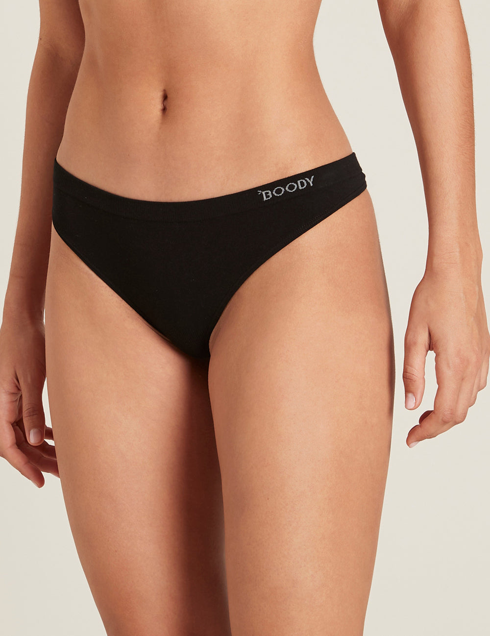 Chiloți negri Boody G-String