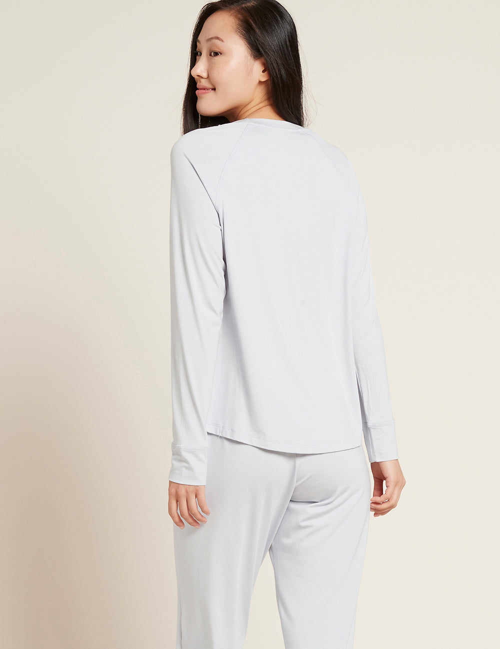 Tricou gri deschis Boody Goodnight Raglan Sleep Top de damă