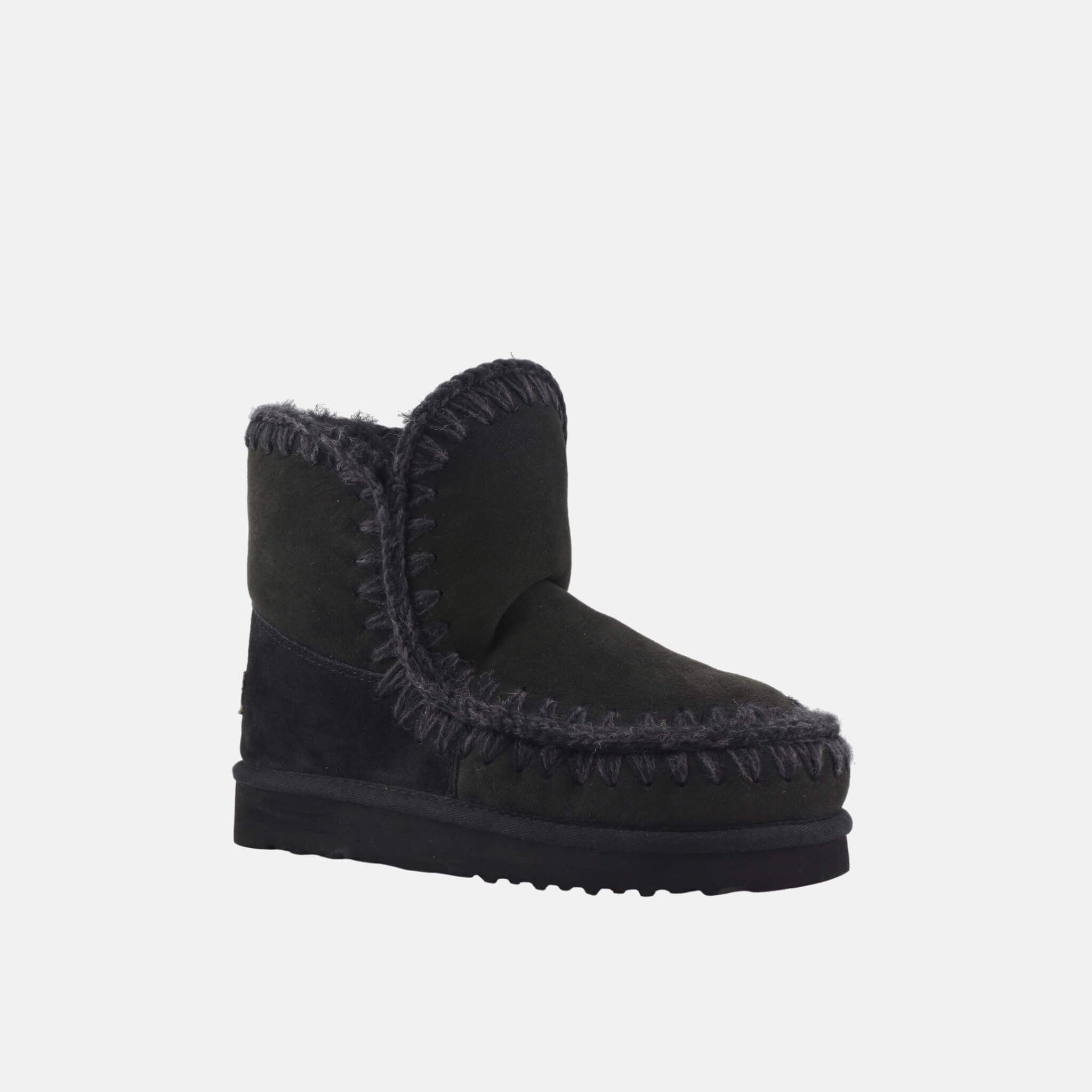 Ghete din lână negre Mou Eskimo de damă 1