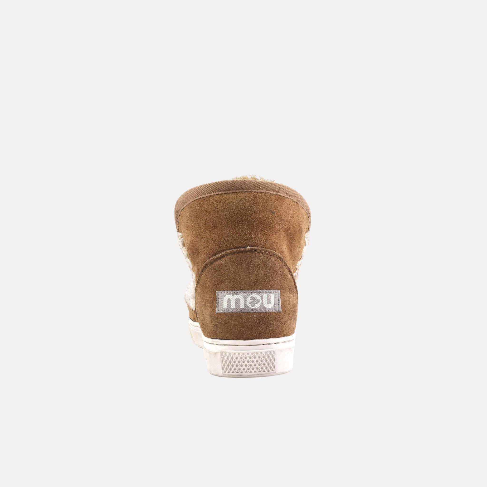 Ghete din lână maro Mou Eskimo Sneaker de damă