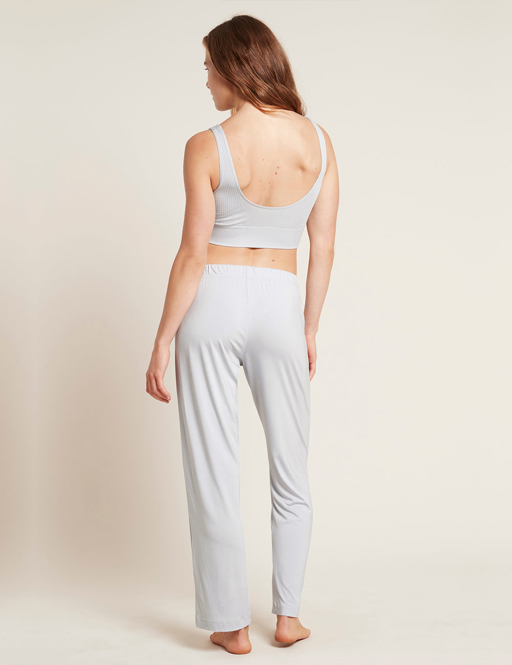 Sutien gri deschis Boody Ribbed Seamless Bra