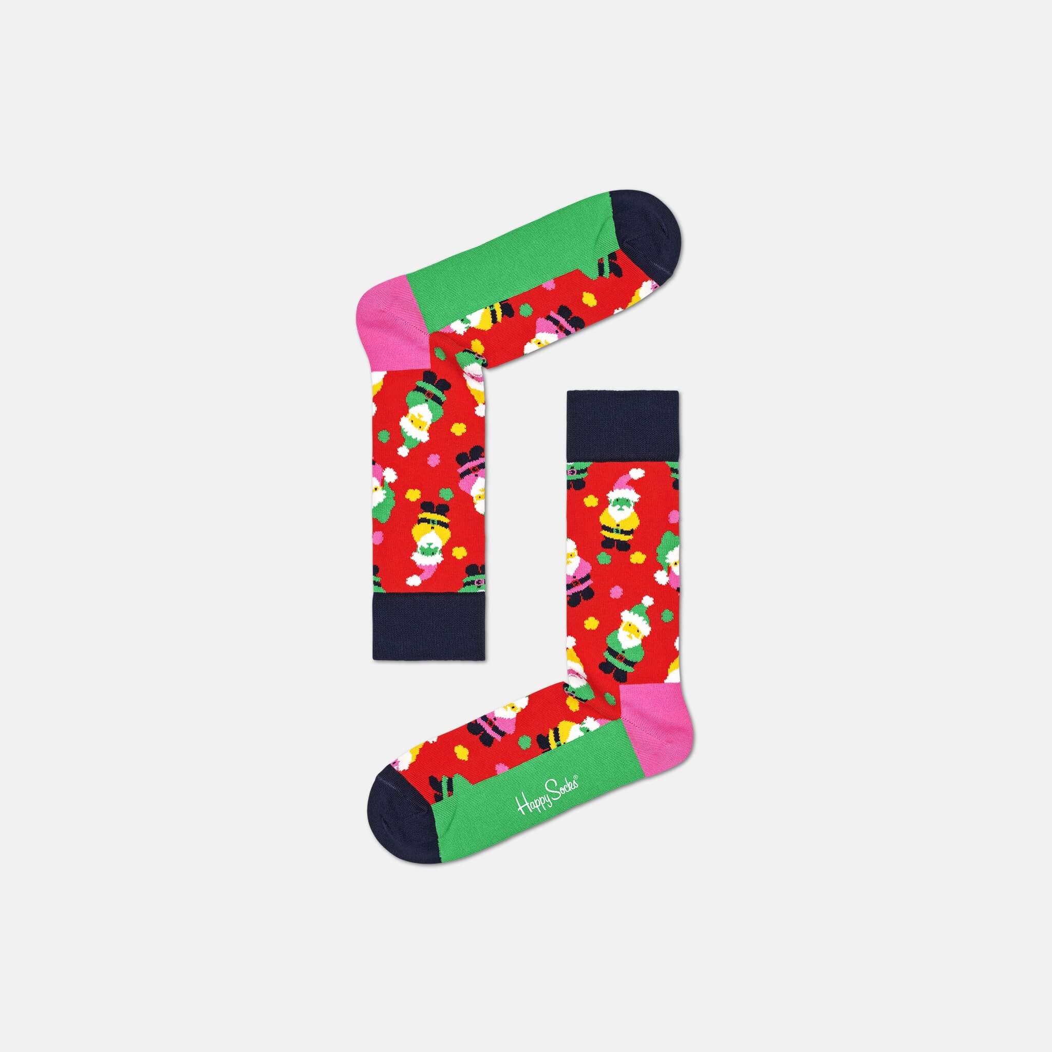 Șosete roșii Happy Socks, model Santa