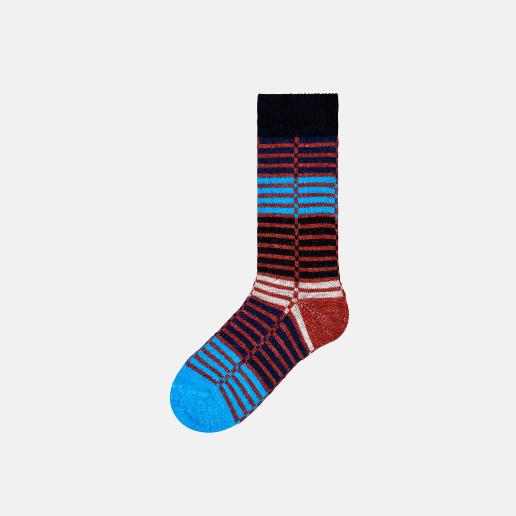 Șosete colorate (albastre) Happy Socks Ellinor de damă // colecția Hysteria