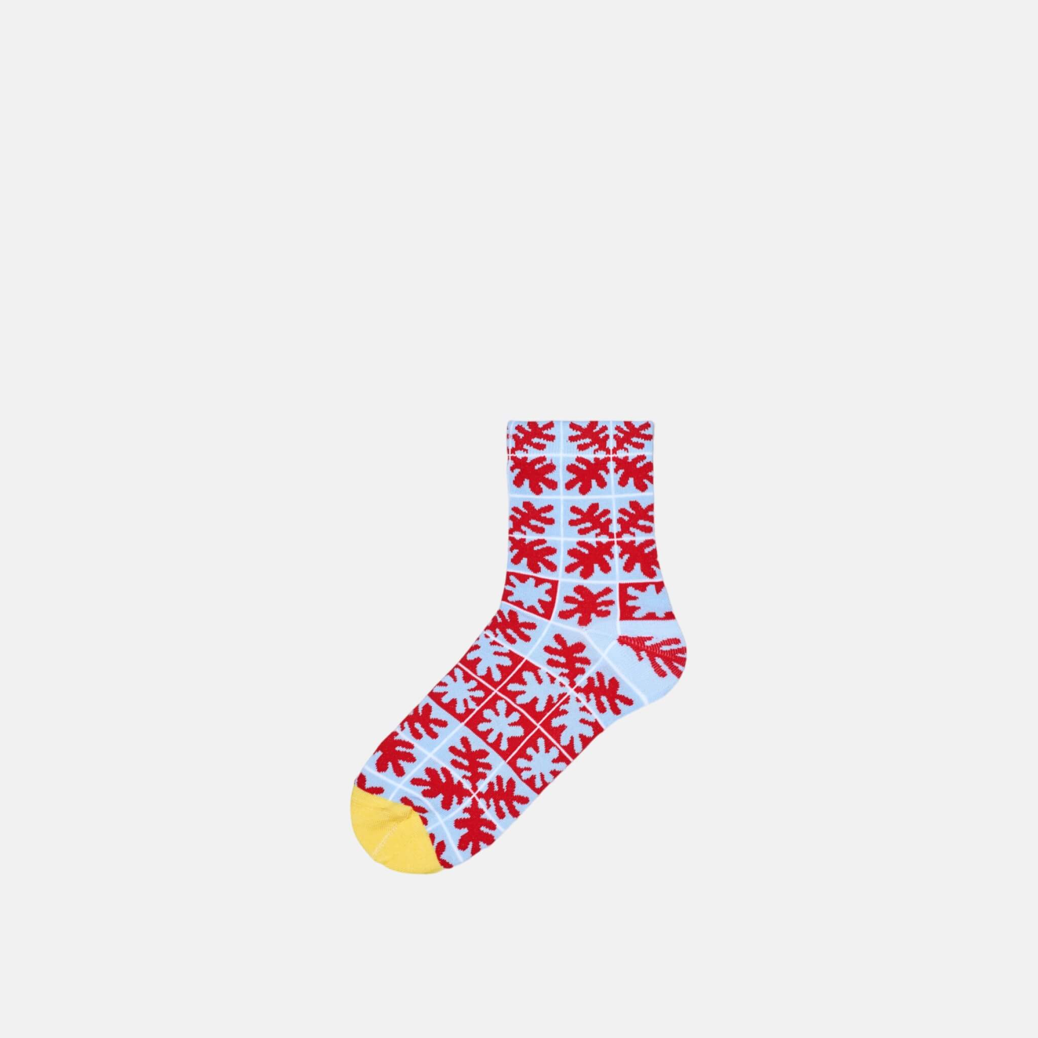 Șosete călduroase roșii Happy Socks Emilia de damă // colecție Hysteria