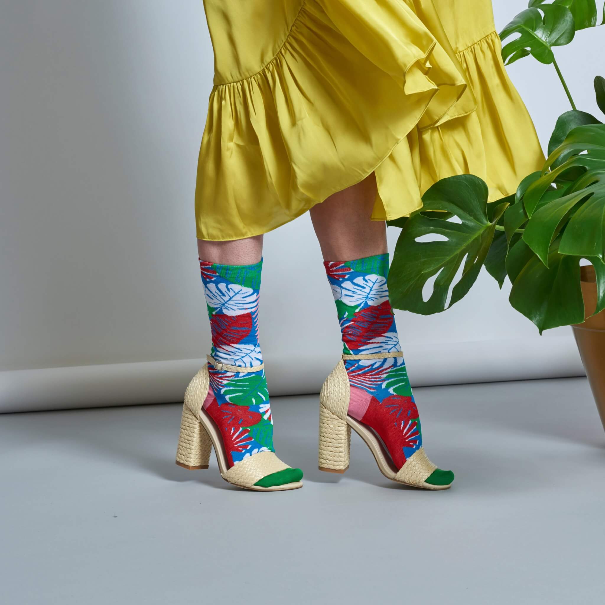 Șosete călduroase colorate Happy Socks Estelle de damă // colecție Hysteria