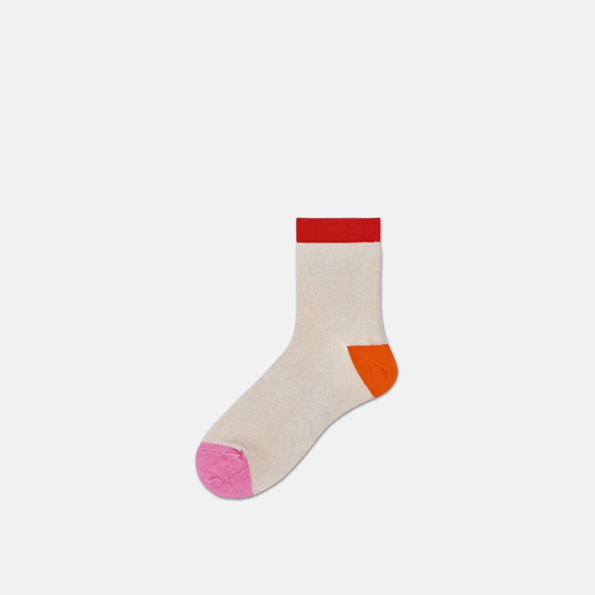Șosete crem Happy Socks Grace de damă // colecția Hysteria