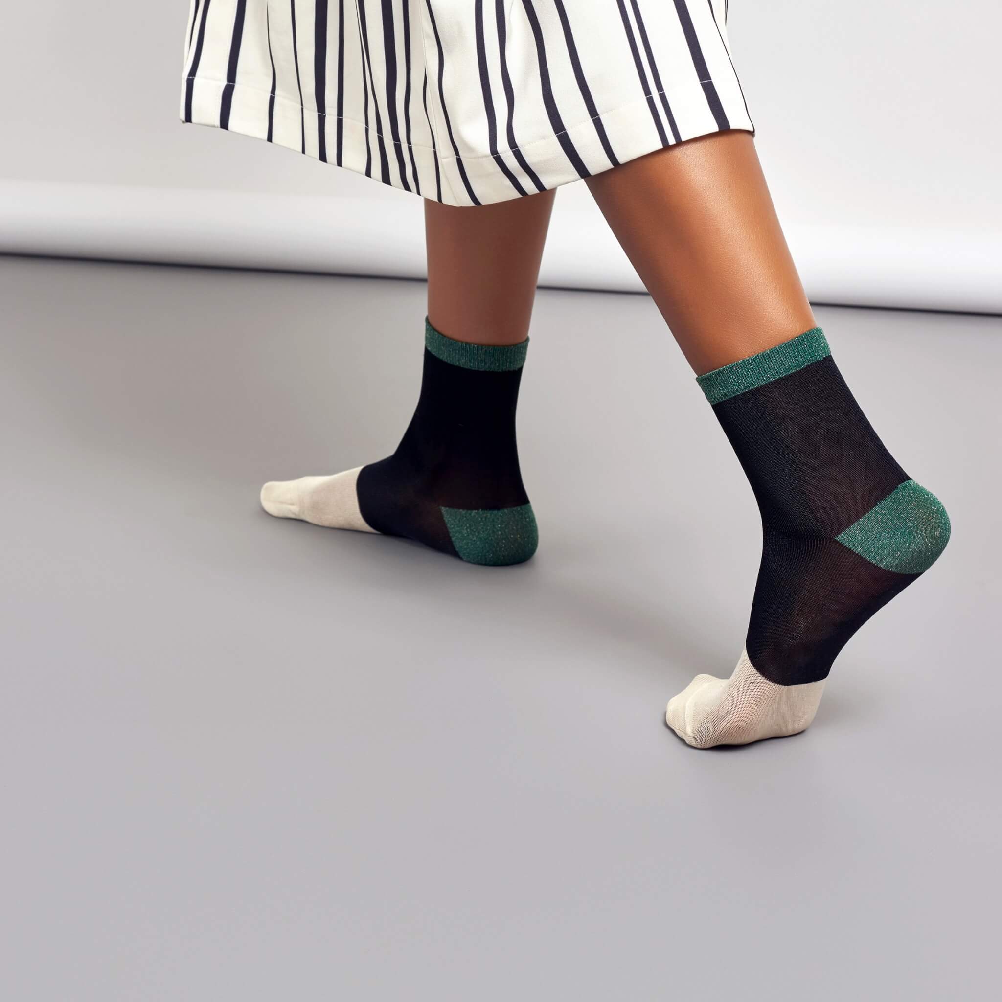 Șosete negre Happy Socks Liza de damă // colecția Hysteria