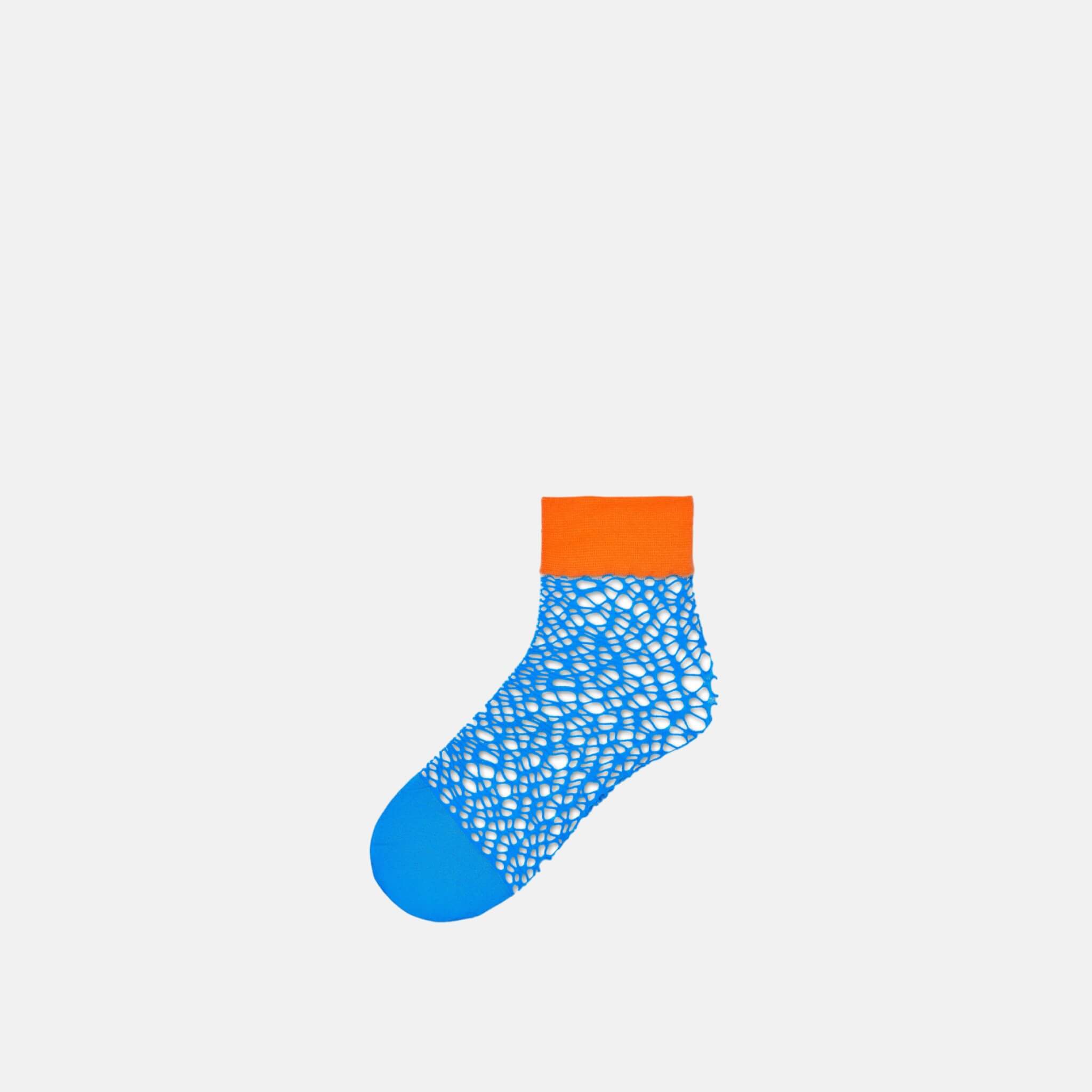 Șosete albastre din plasă Happy Socks Nina de damă // colecție Hysteria