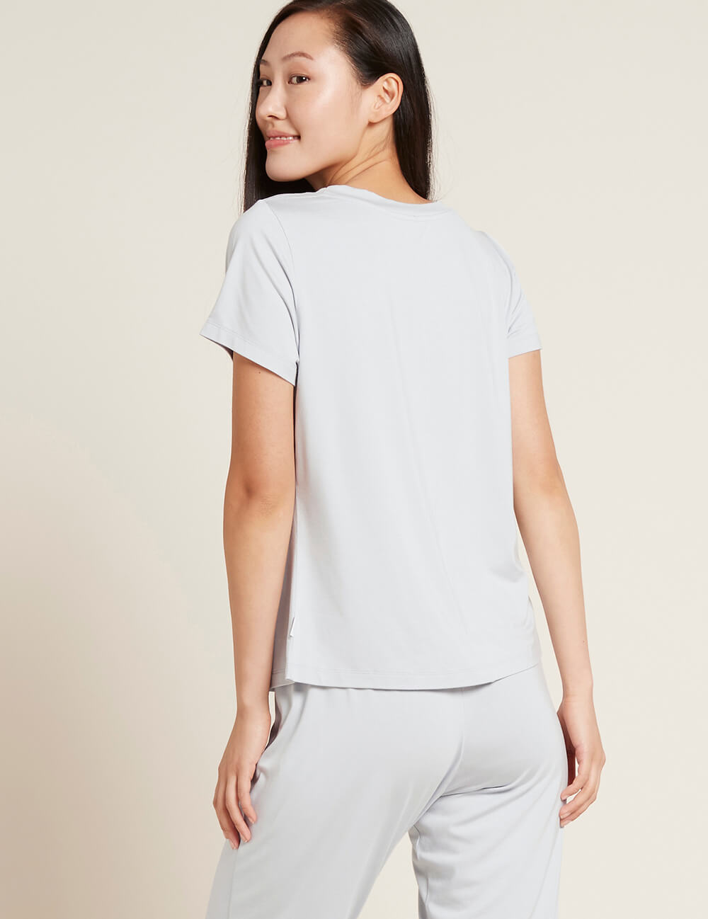 Tricou gri deschis Boody Goodnight Sleep Tee de damă